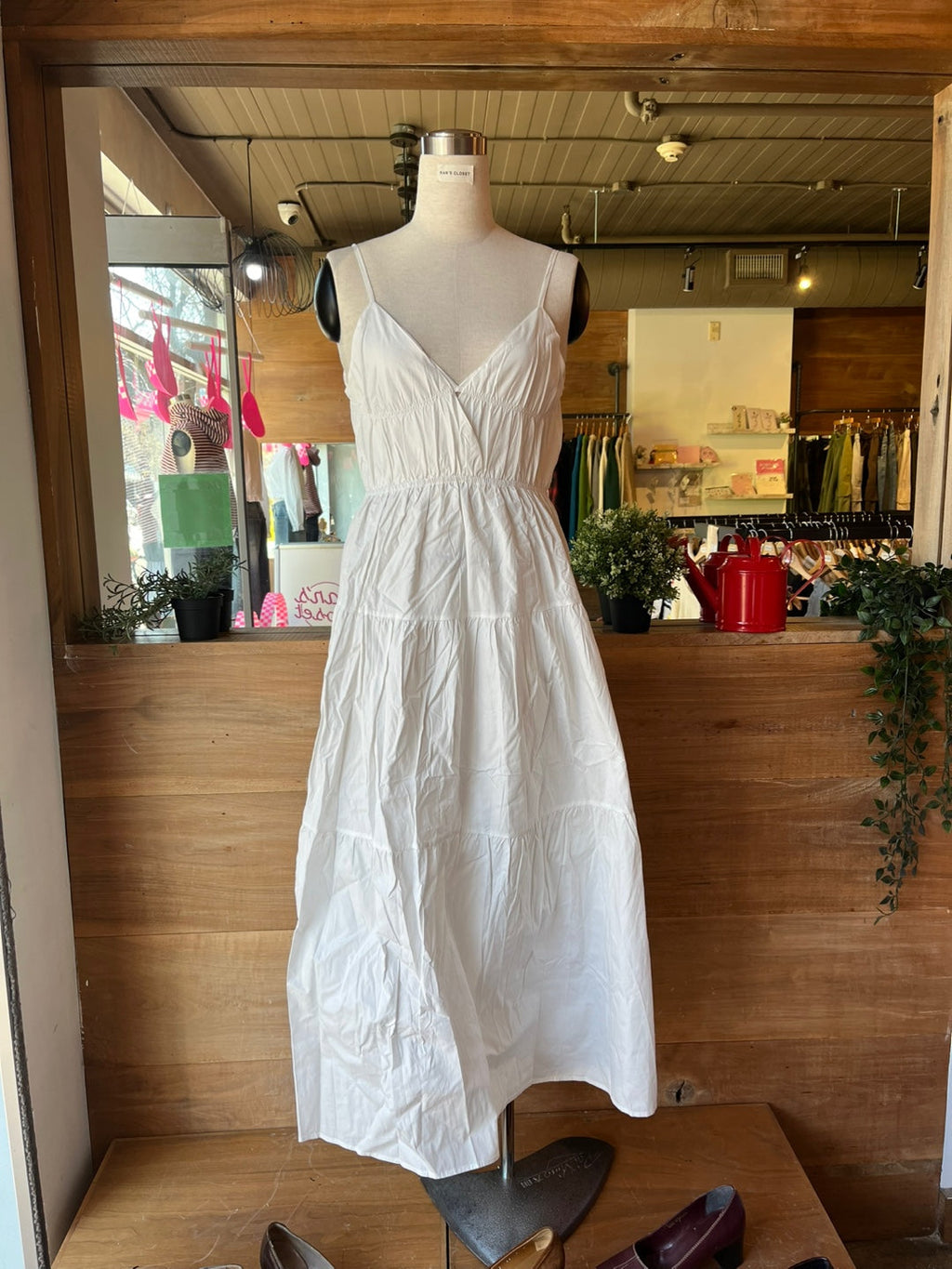 Shirred Maxi Dress
