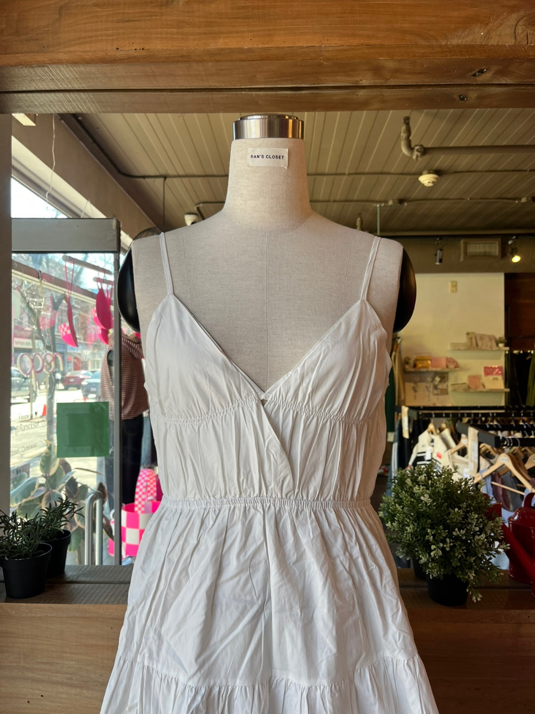 Shirred Maxi Dress