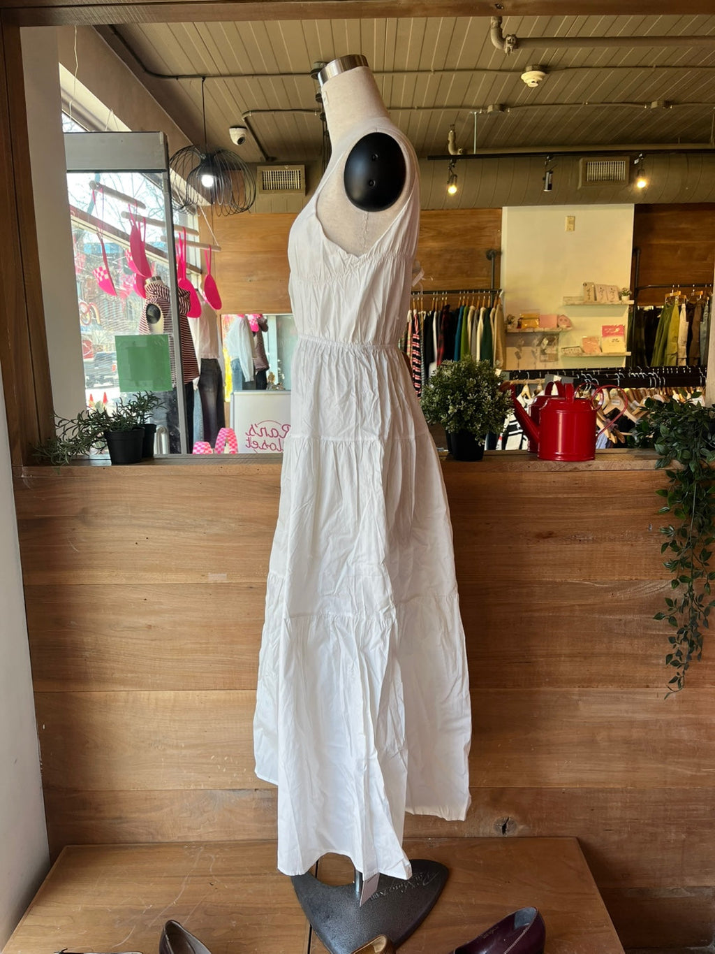 Shirred Maxi Dress