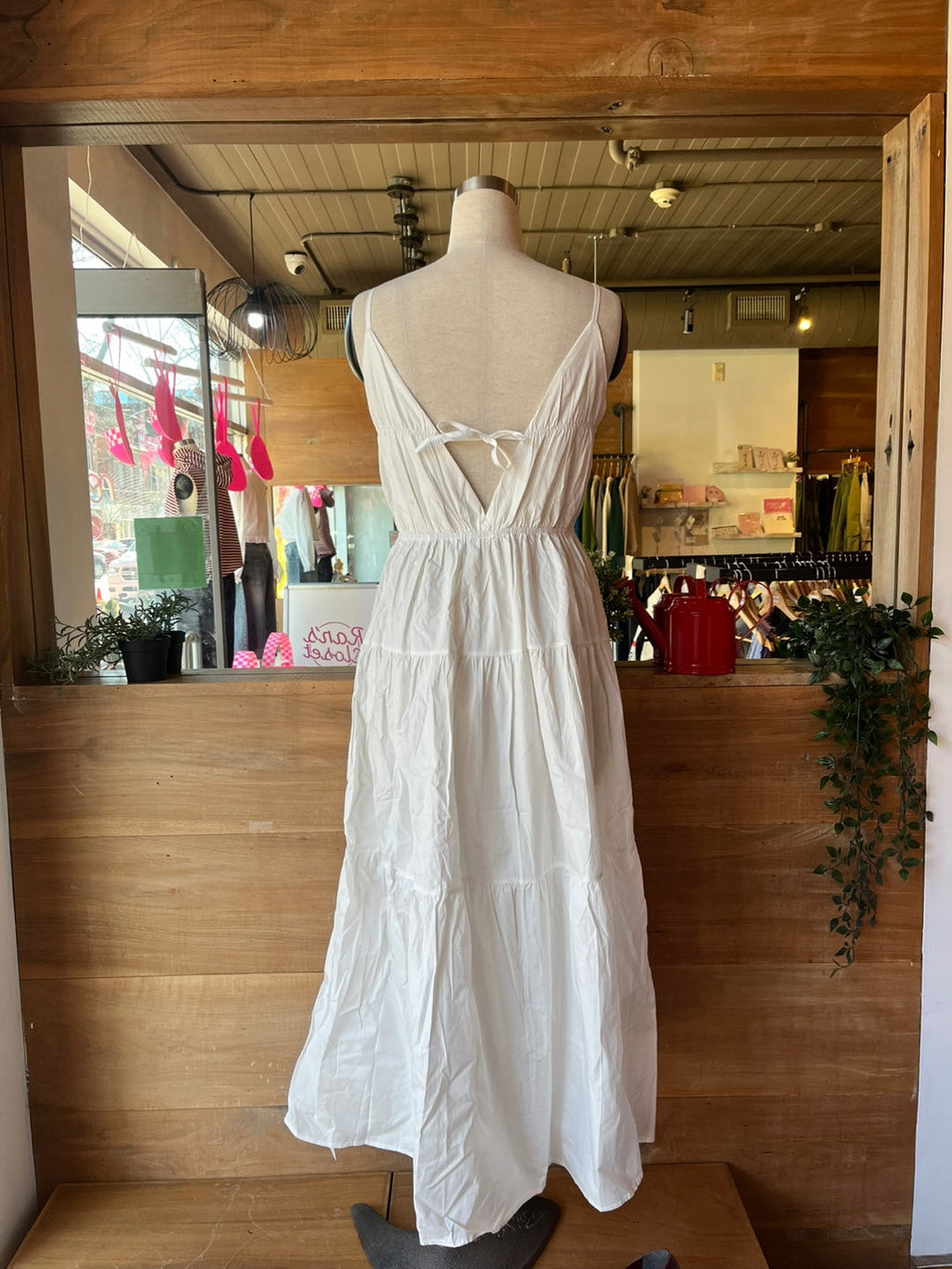 Shirred Maxi Dress