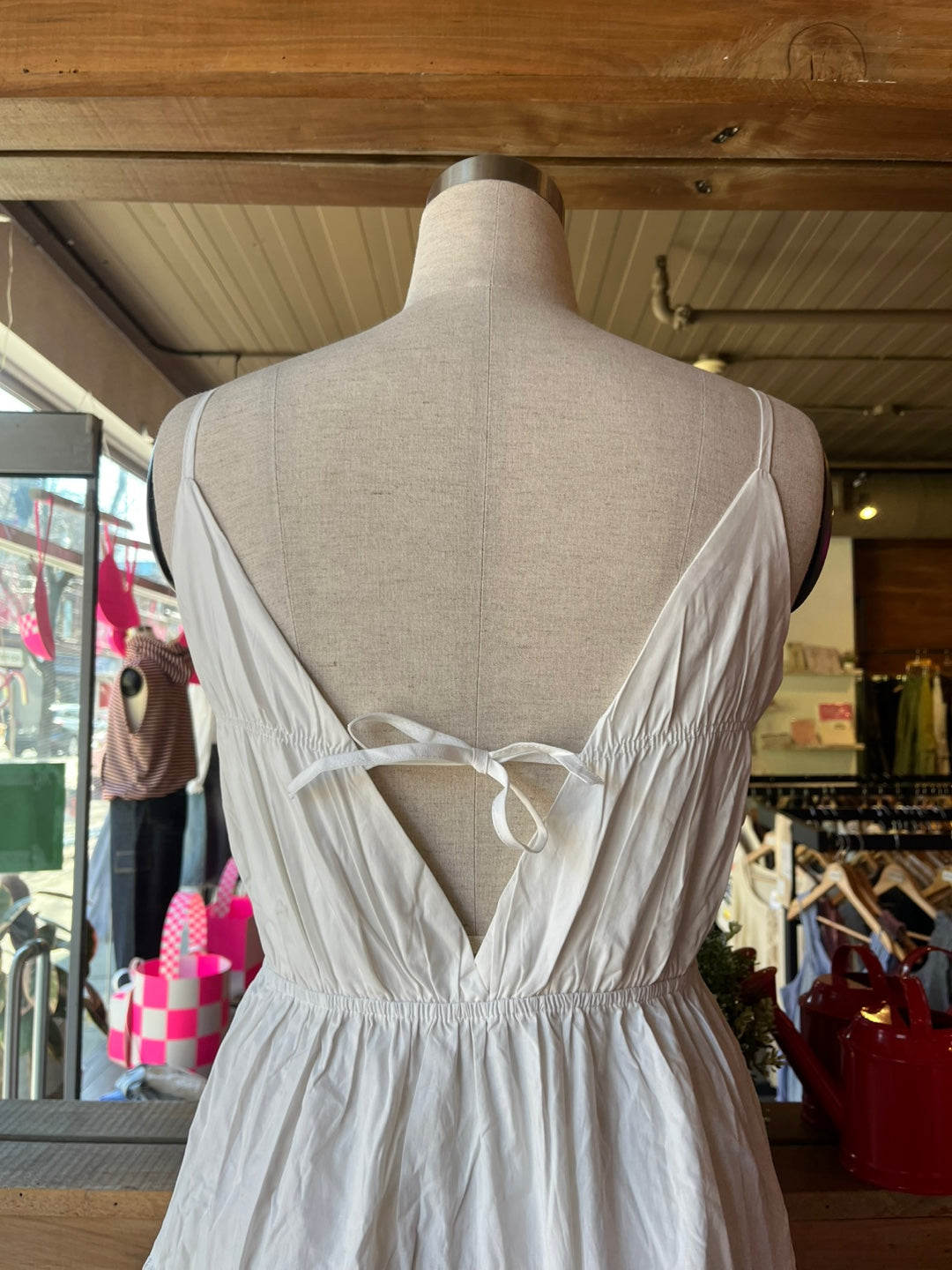 Shirred Maxi Dress