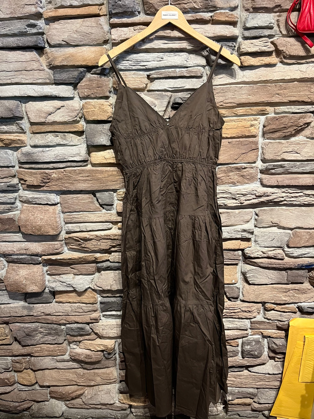 Shirred Maxi Dress