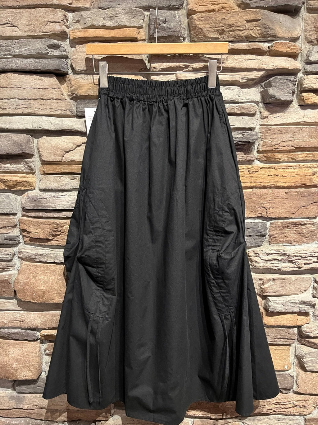 Rounded Hip Synch Maxi Skirt