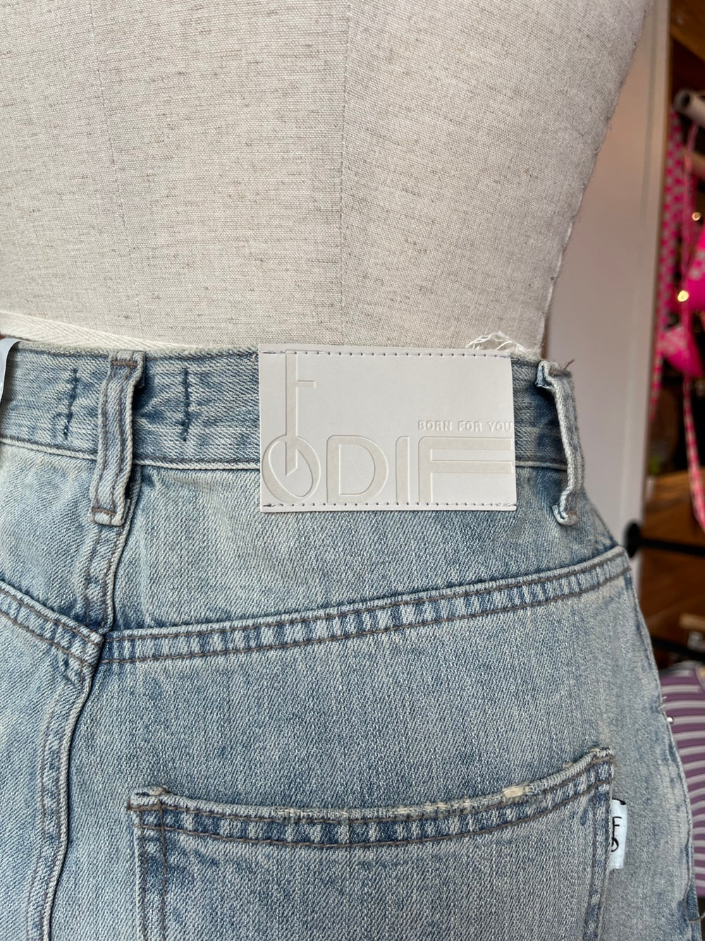 Women's Light Wash Wide Jeans