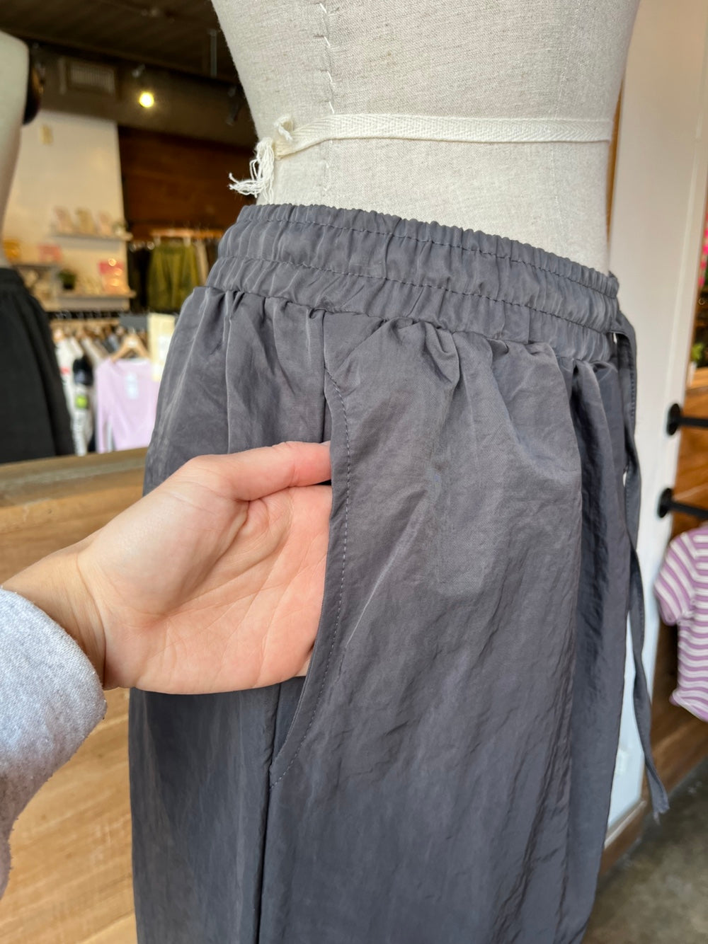 Wide Leg Track Pants