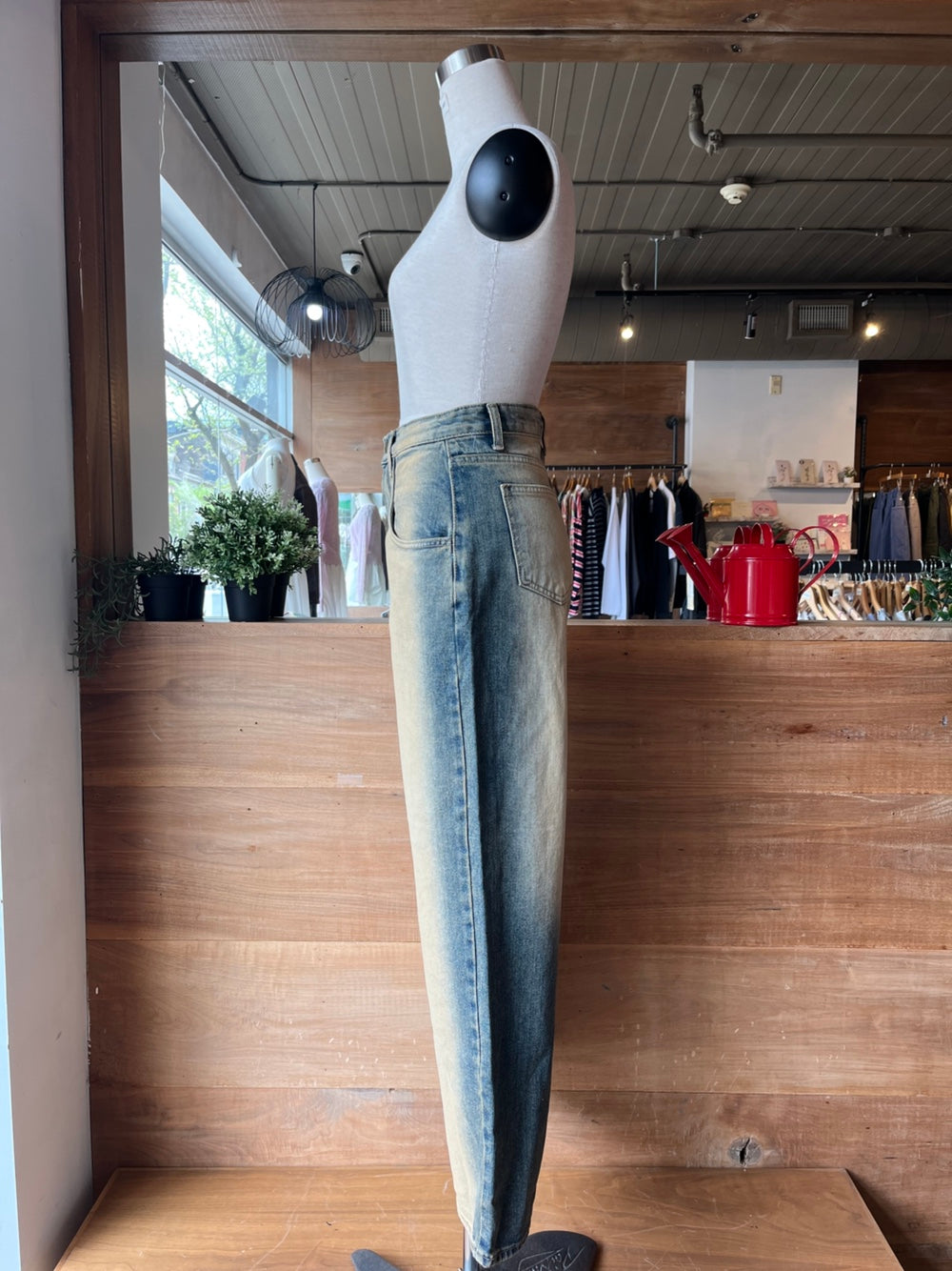 Washed out Wide Leg Jeans