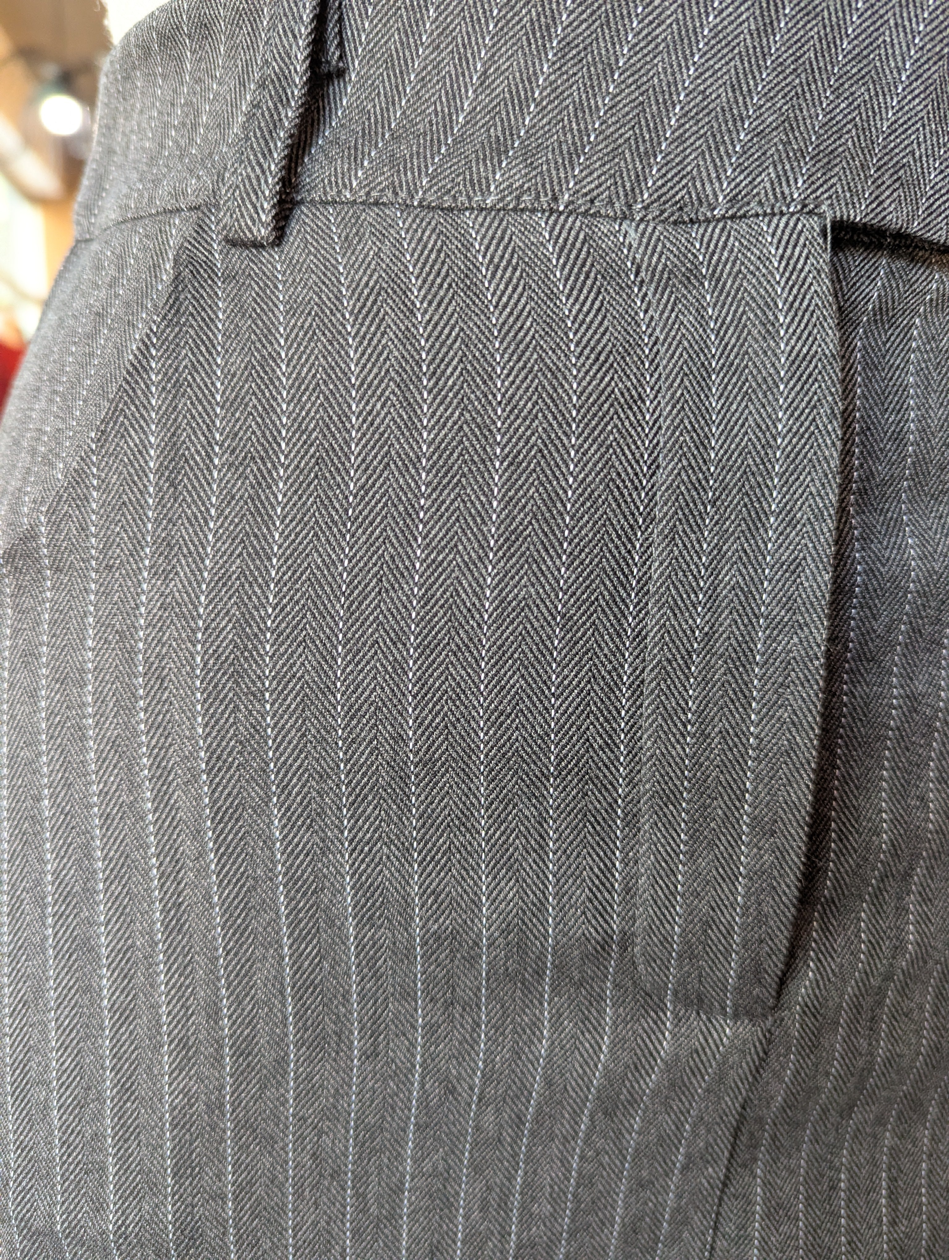 Pinstripe Mini Skirt