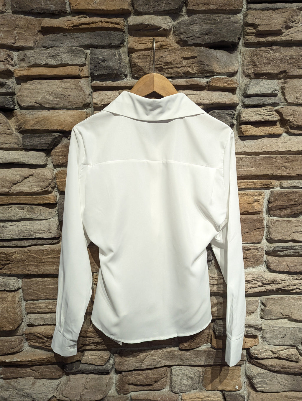 Side Button Cinch Blouse