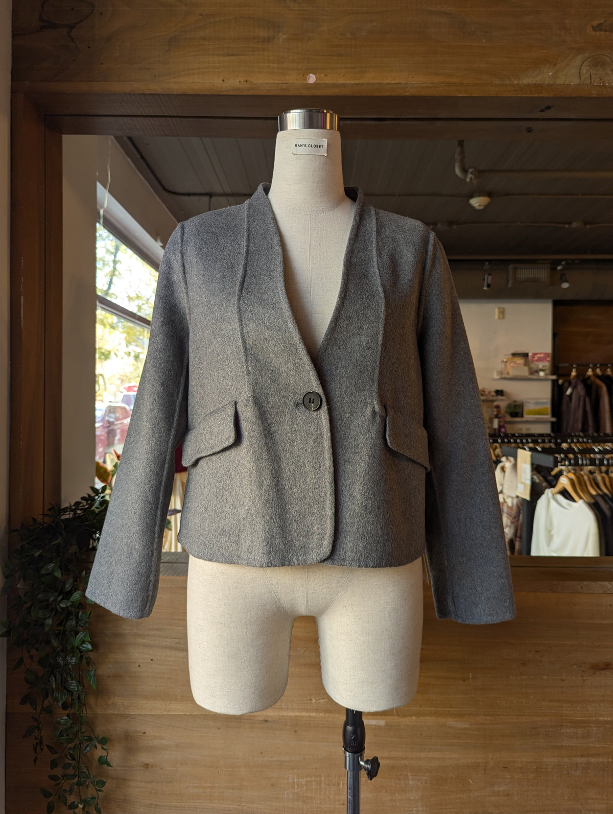 Wool Blazer Style Jacket