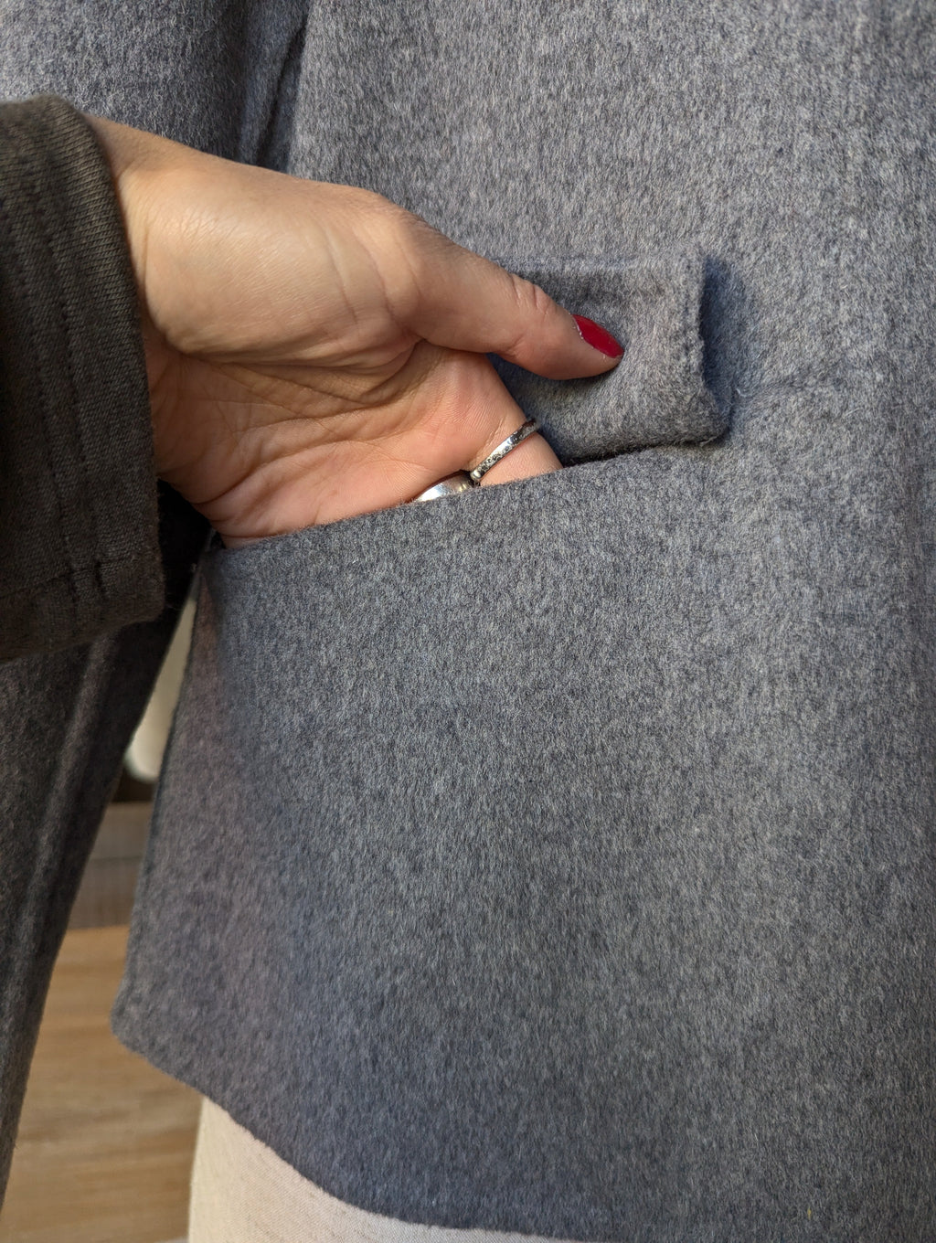 Wool Blazer Style Jacket