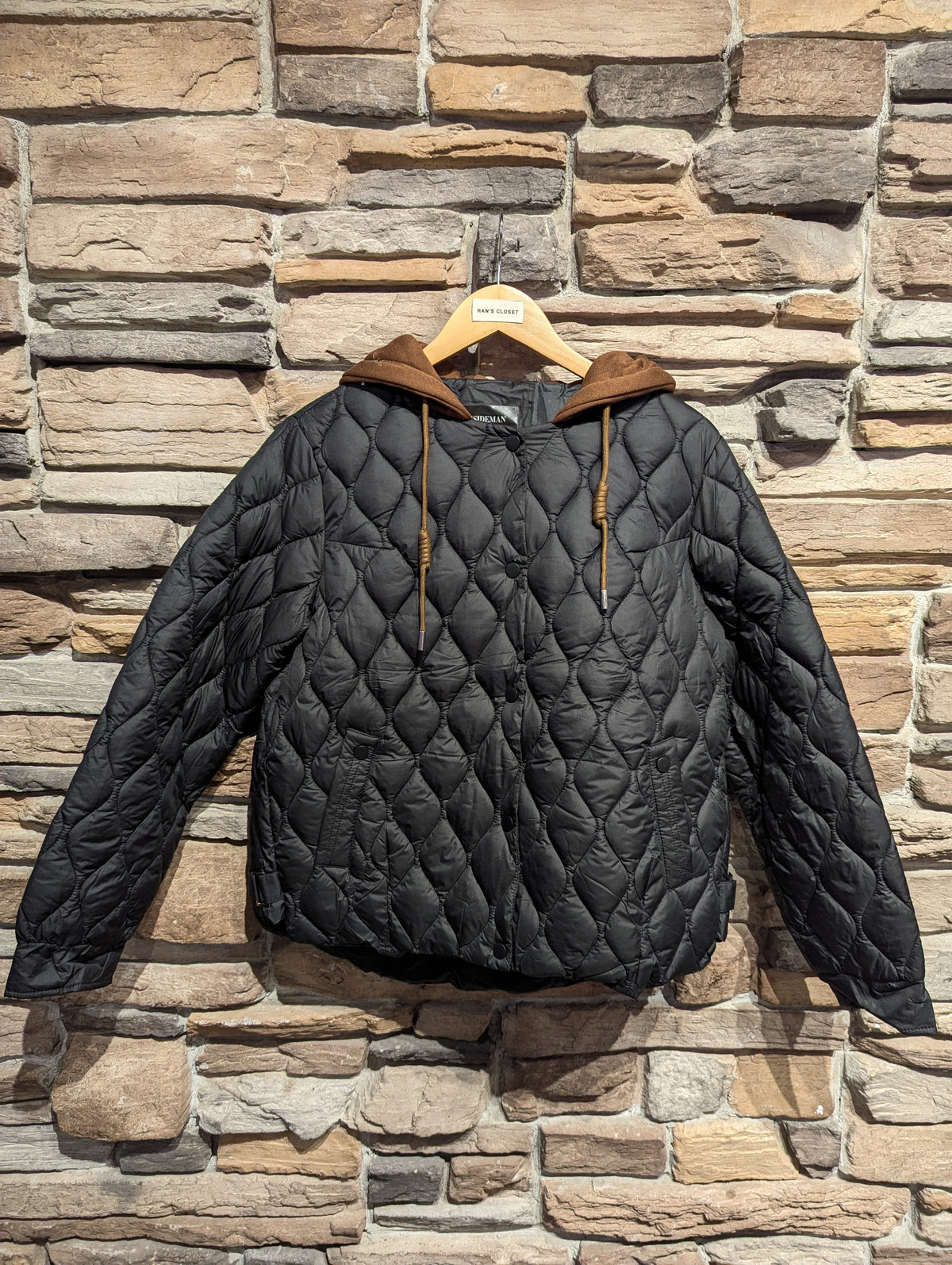 Quilted Puffer Jacket with Hood