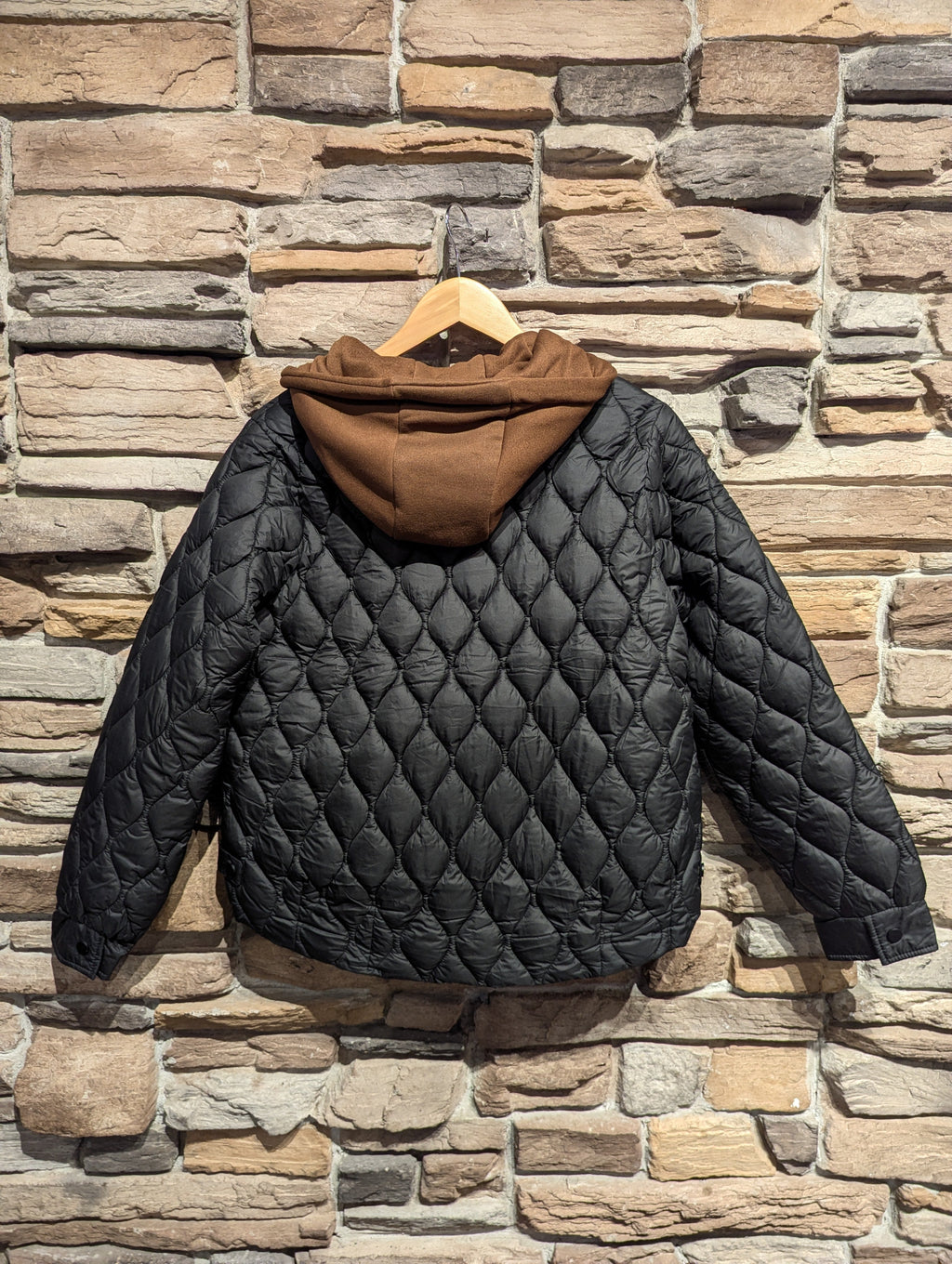 Quilted Puffer Jacket with Hood