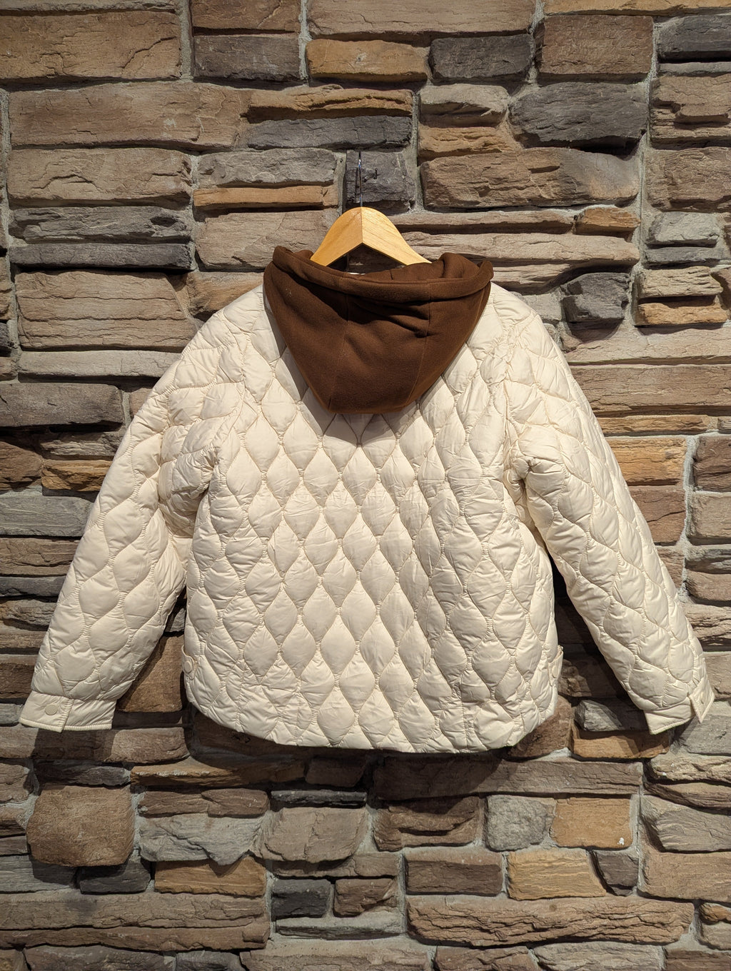 Quilted Puffer Jacket with Hood