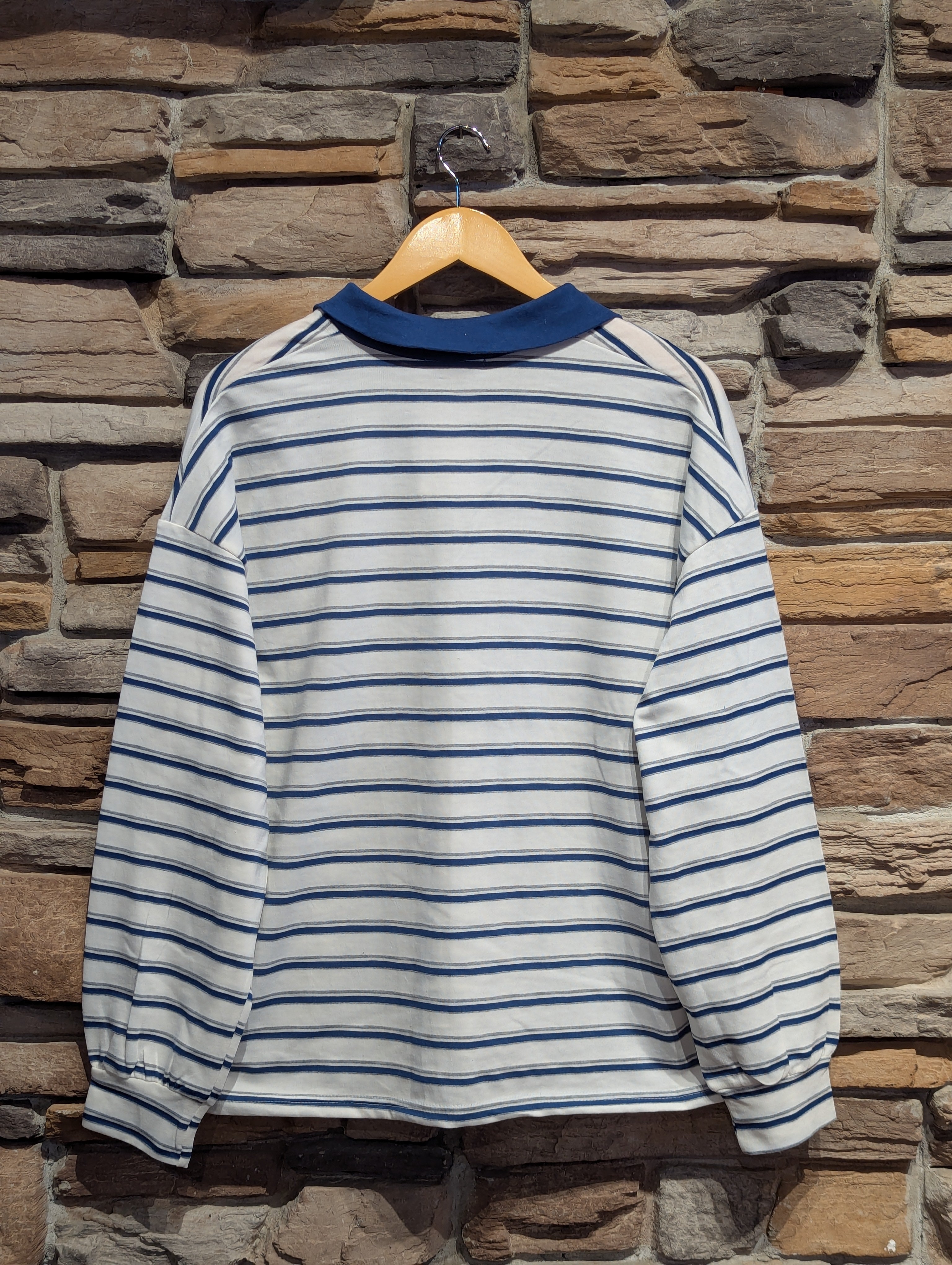 Color block Collar Striped Polo