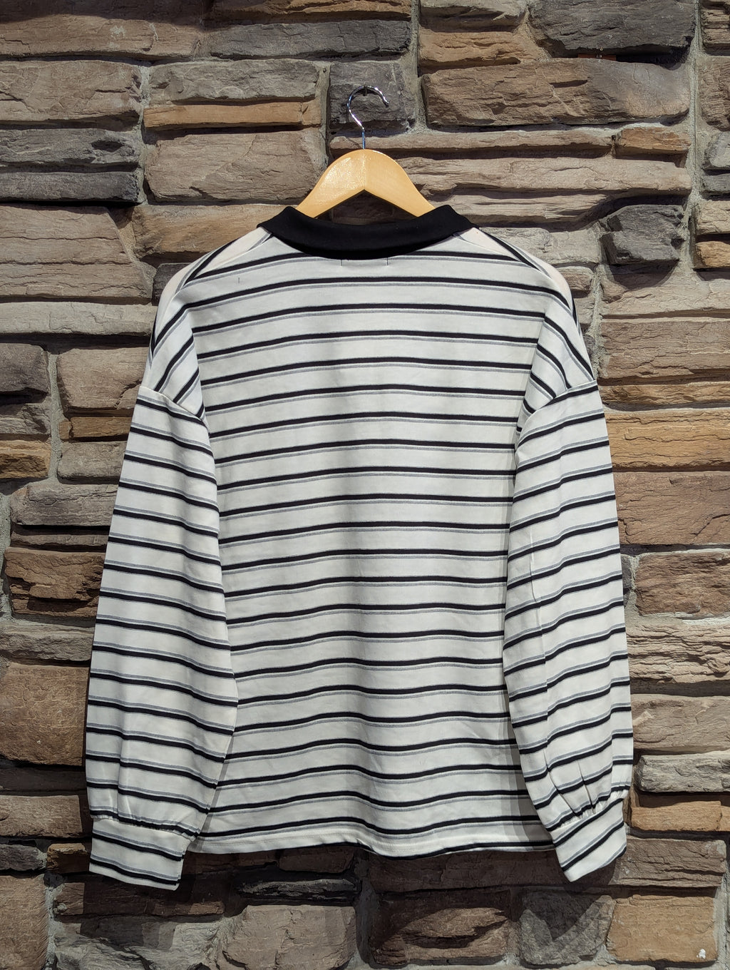 Color block Collar Striped Polo