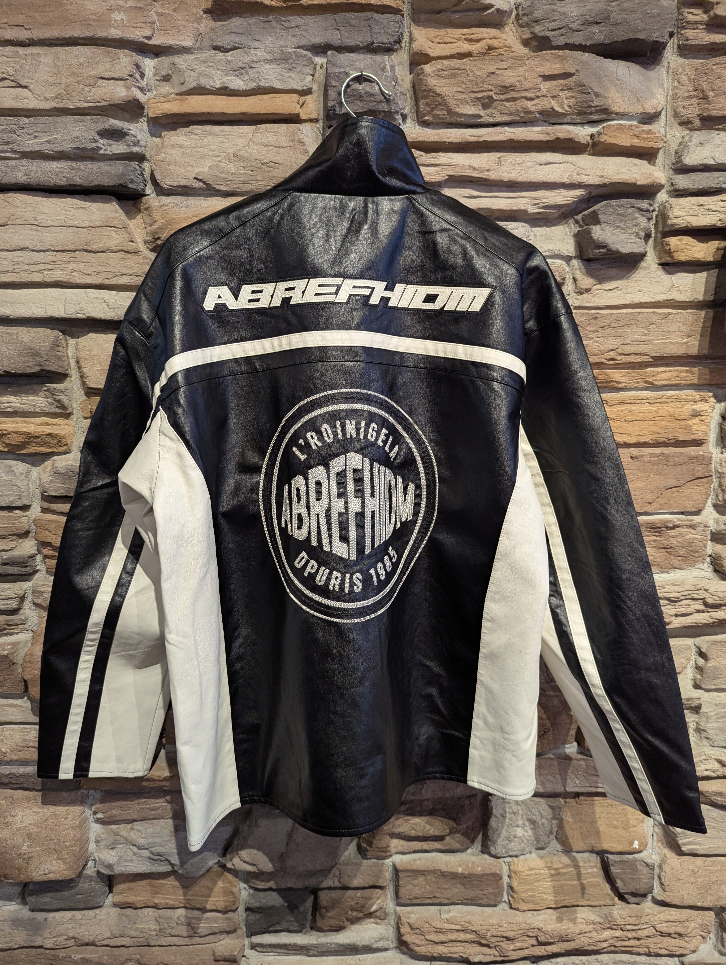Vegan Leather Racing Jacket