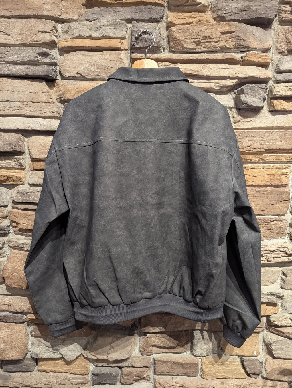 Cloudy with a chance of Metal Vegan leather Jacket