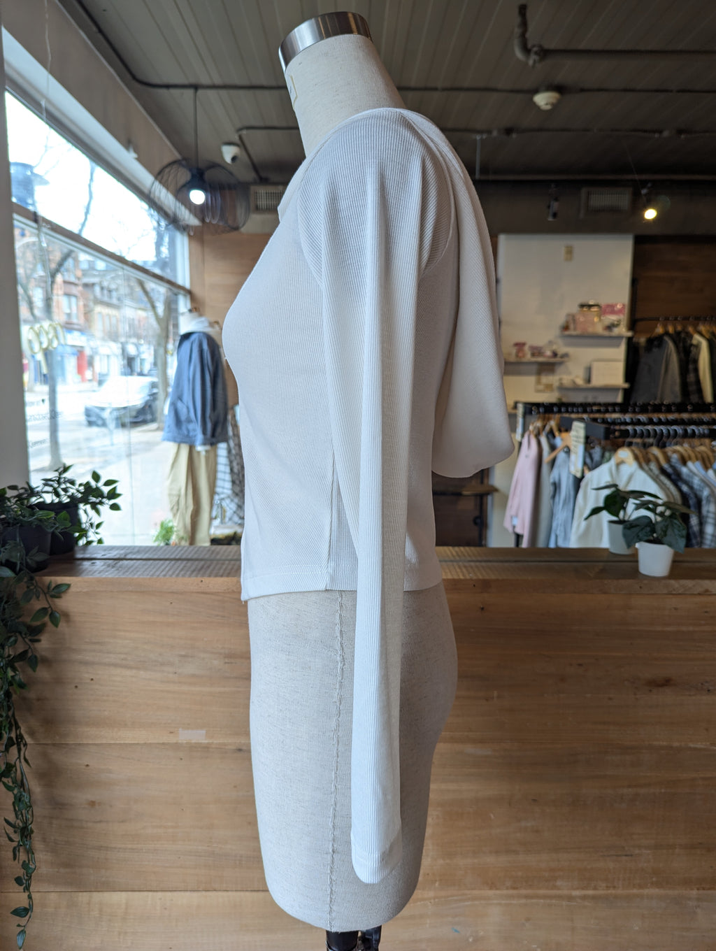 Ribbed Day Dream Set With Skirt