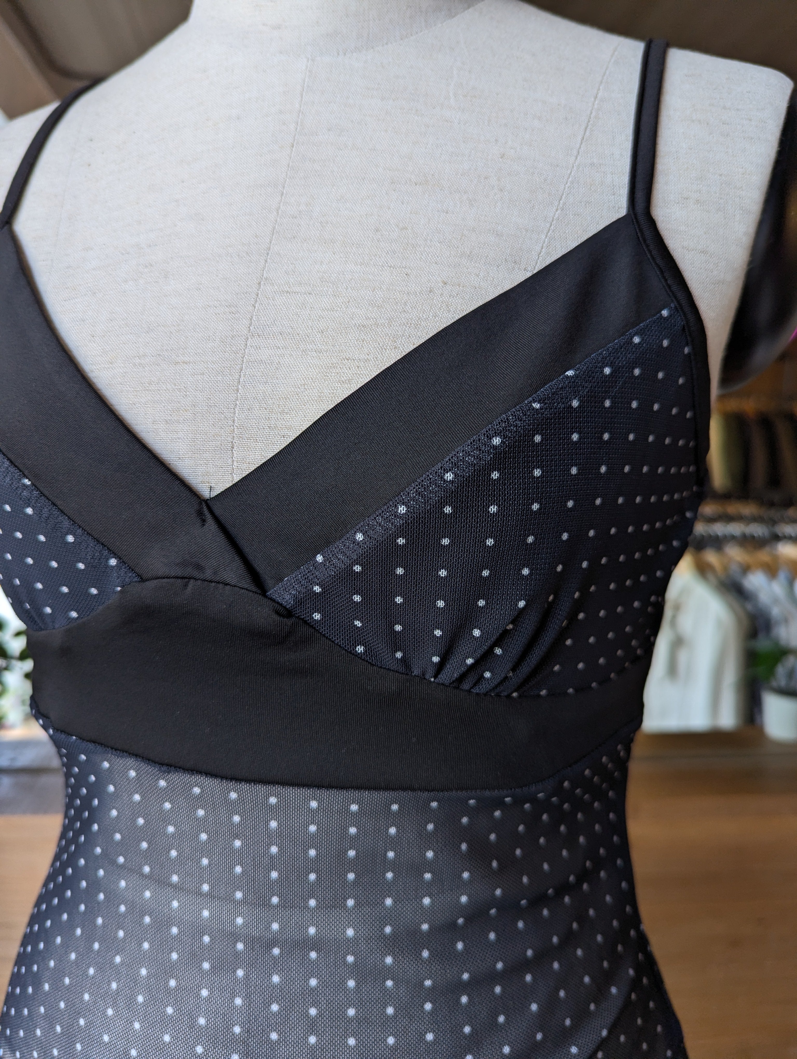 Midnight Mesh Layering Tank