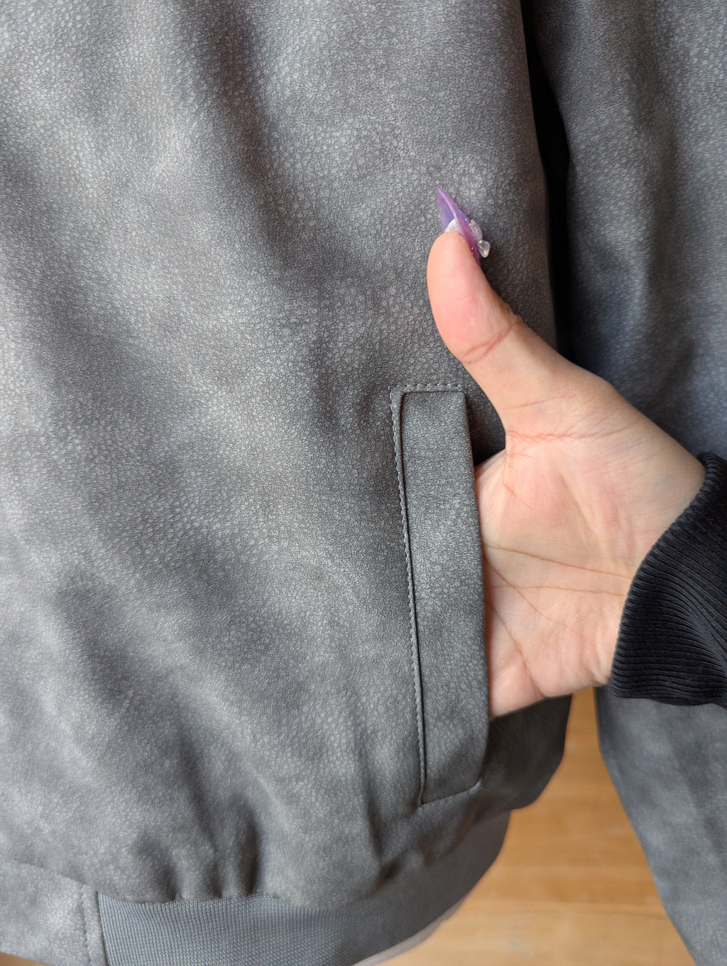 Cloudy with a chance of Metal Vegan leather Jacket