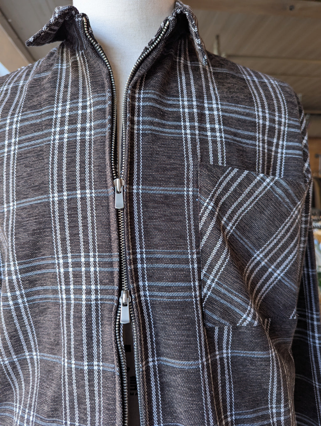 The Gridline Double Zip Jacket
