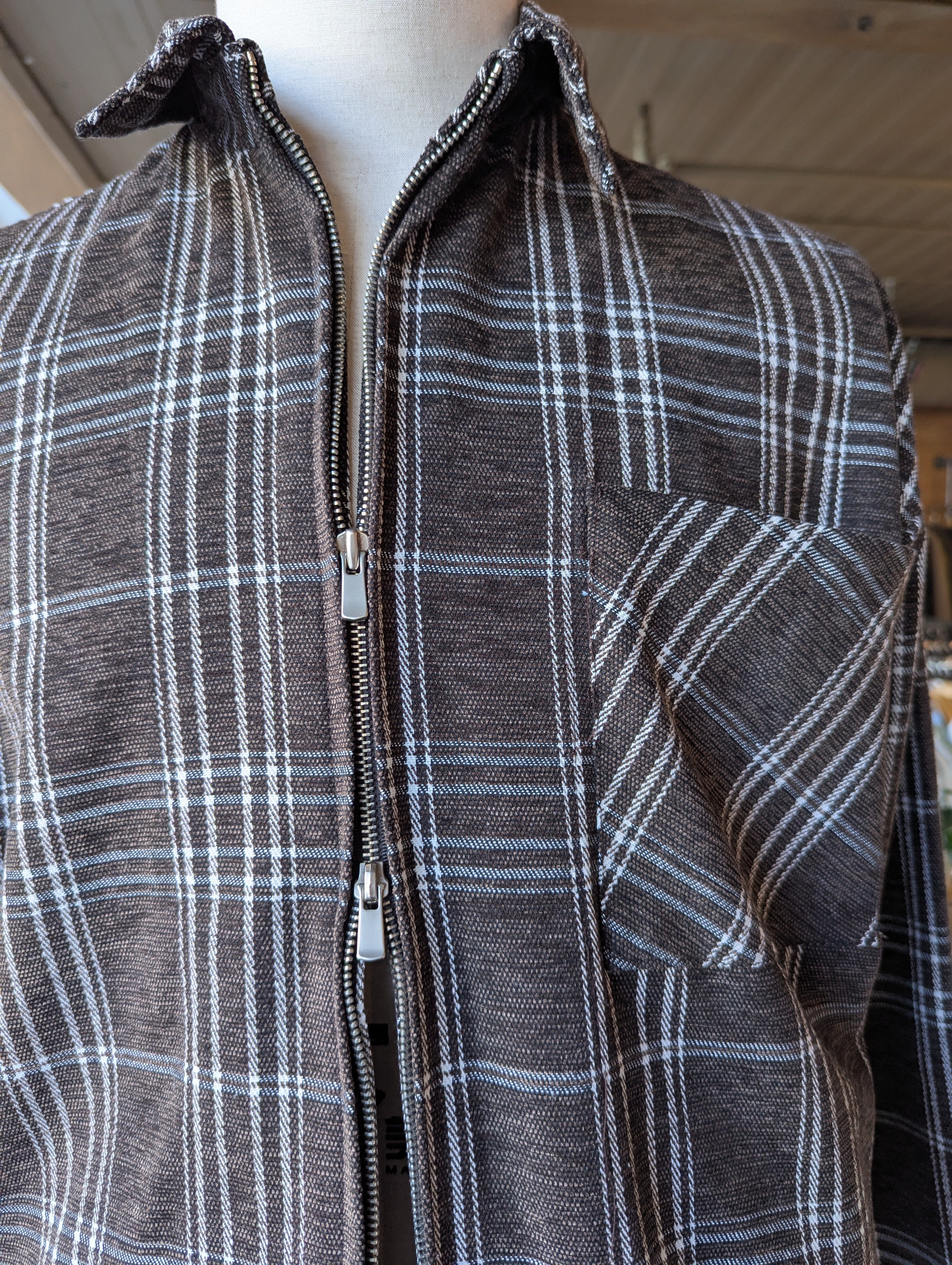 The Gridline Double Zip Jacket
