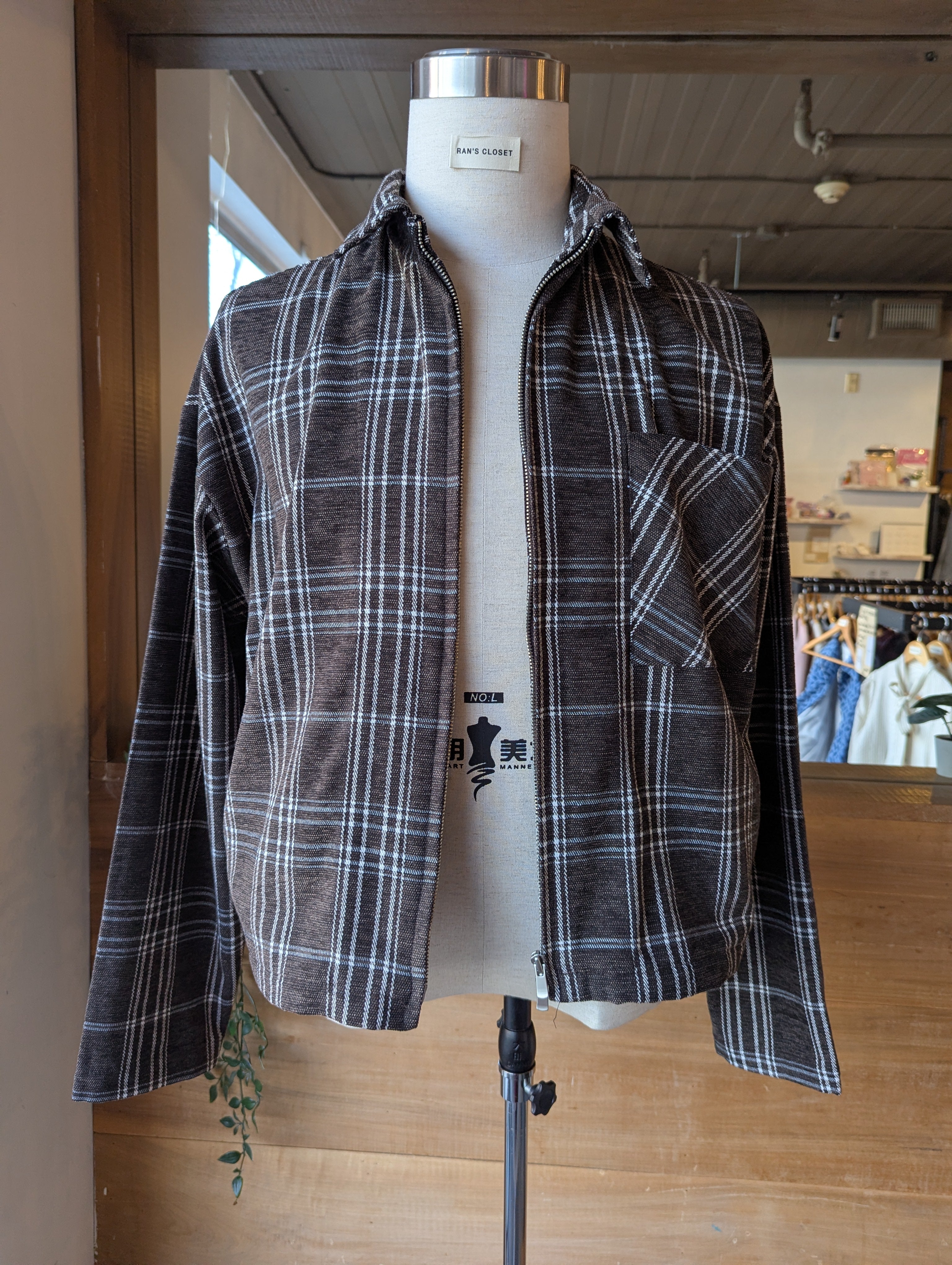 The Gridline Double Zip Jacket