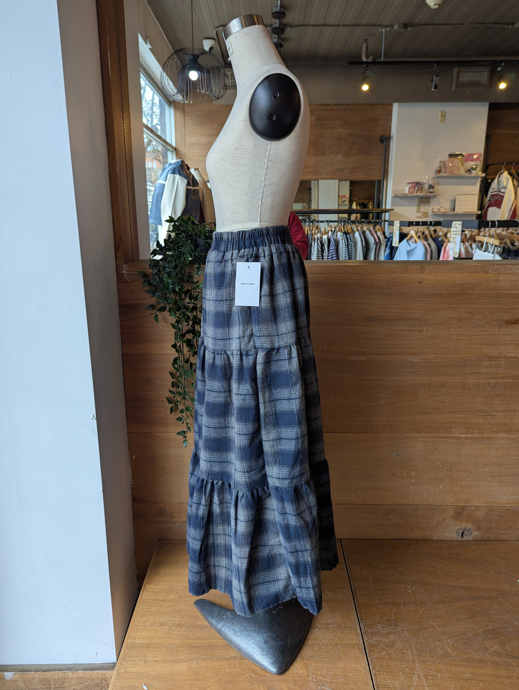 Tiered Scholar Maxi Skirt