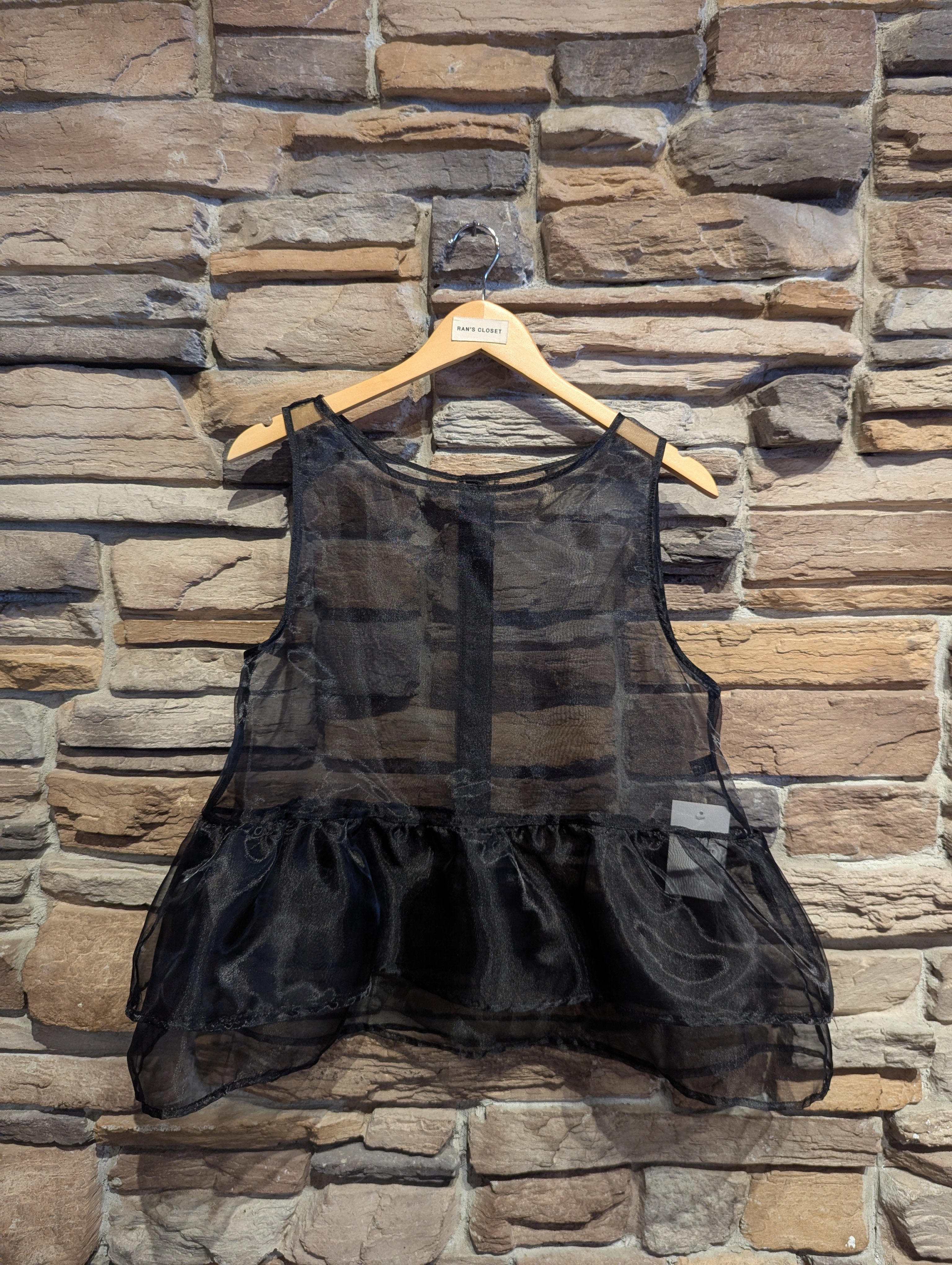 Cloud Ruffle Peplum Top