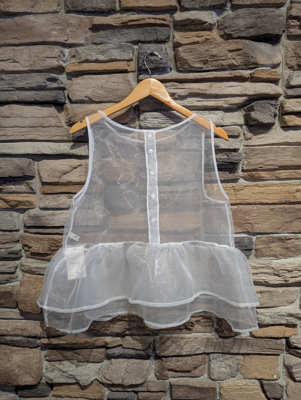 Cloud Ruffle Peplum Top