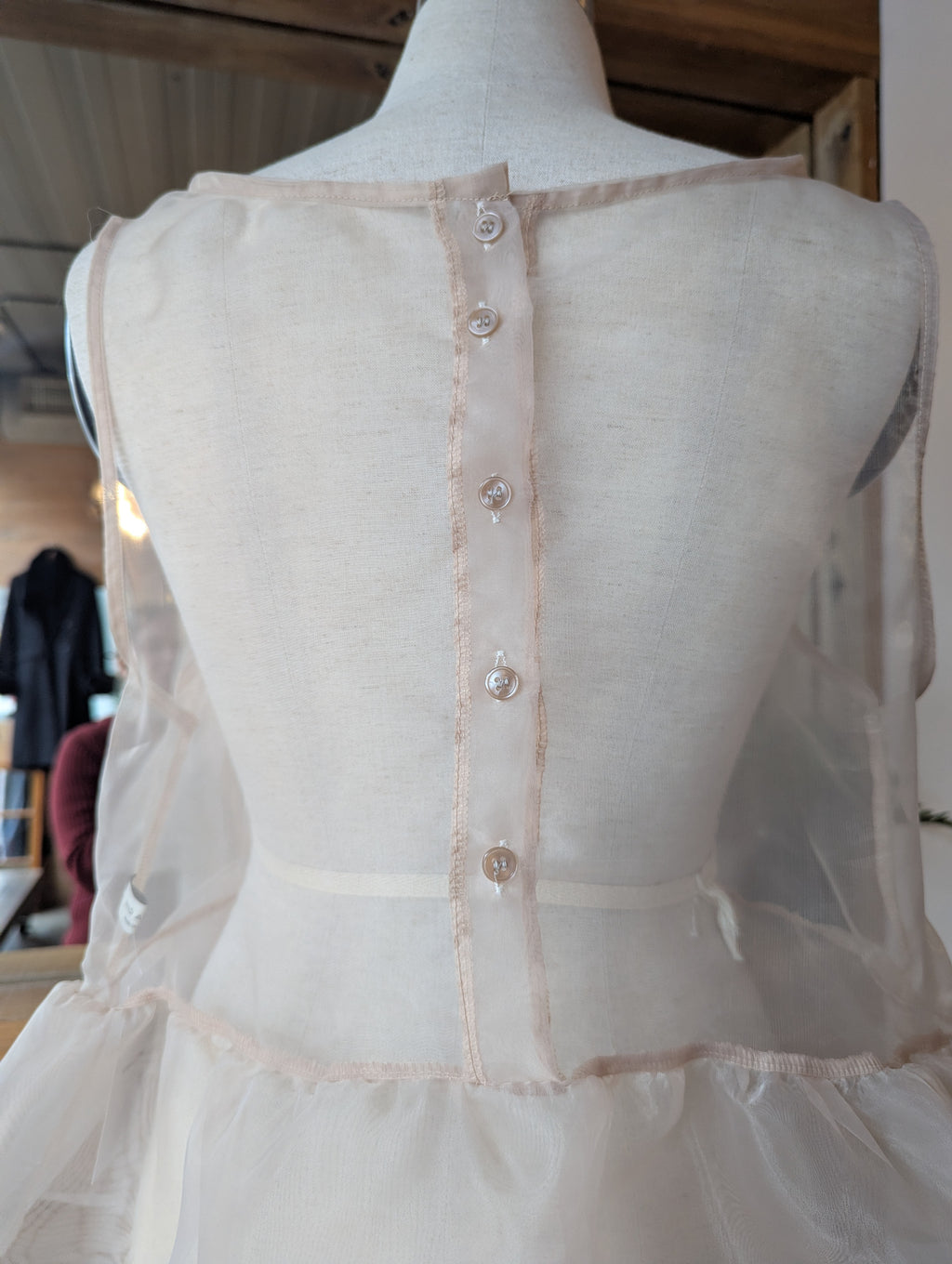 Cloud Ruffle Peplum Top