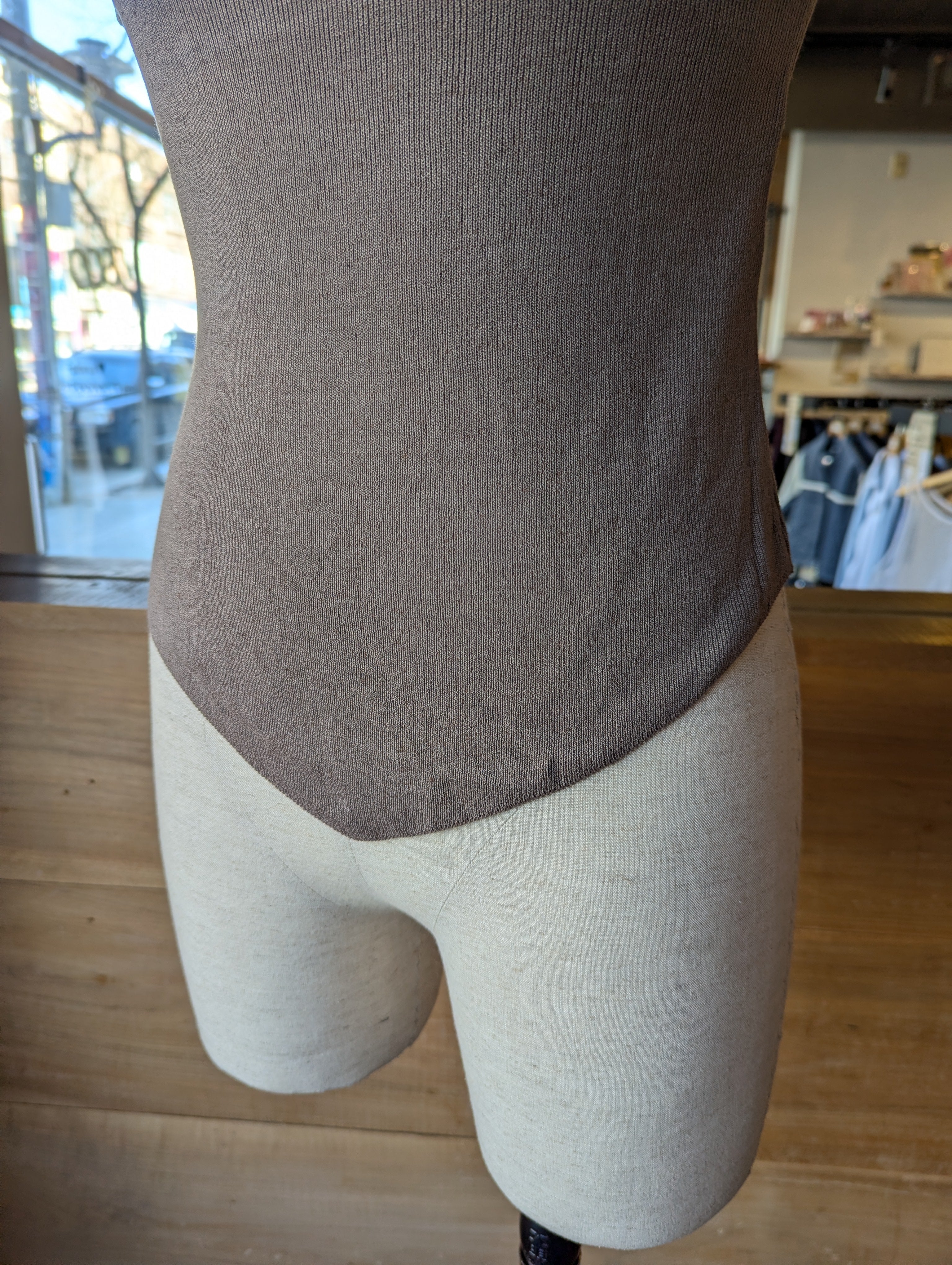 Soft Sculpt Mock neck Tee