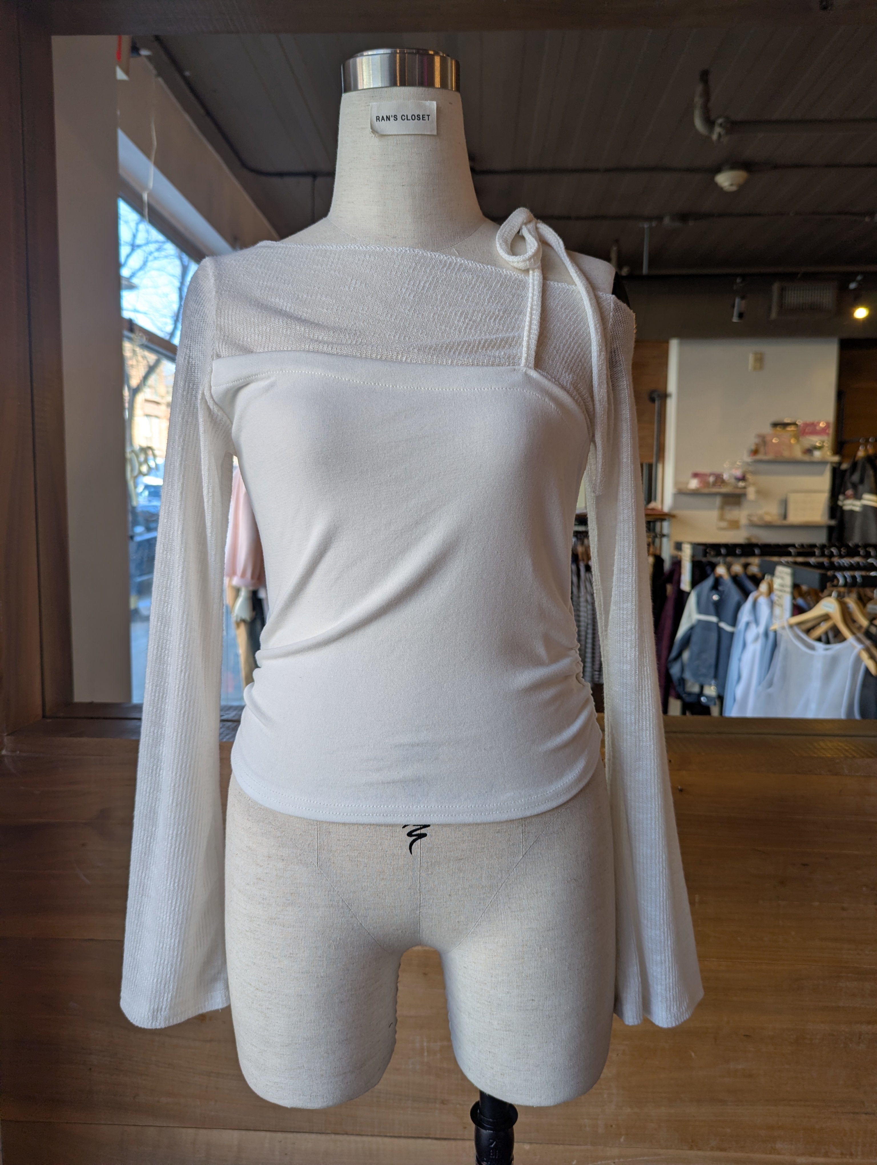 Veil Tie Top