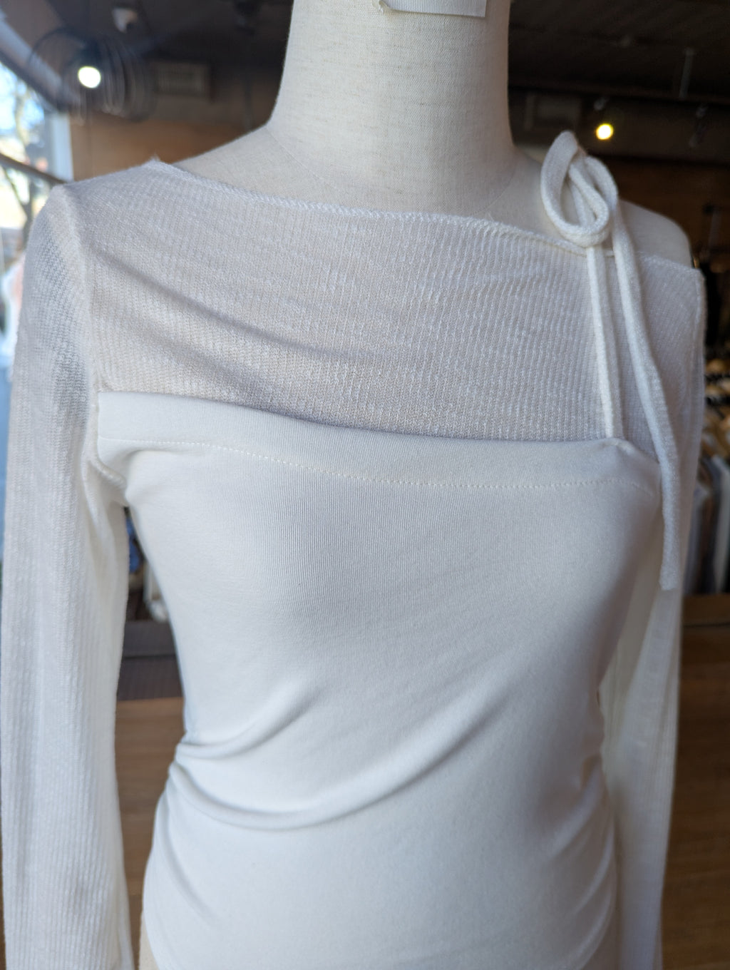 Veil Tie Top