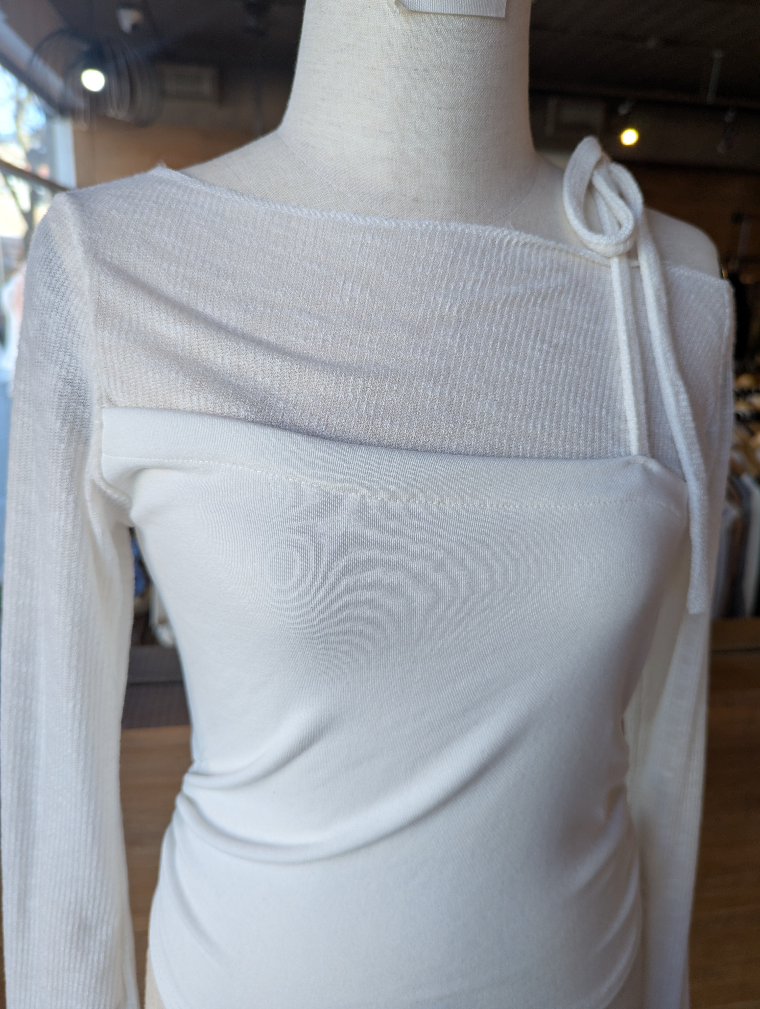 Veil Tie Top