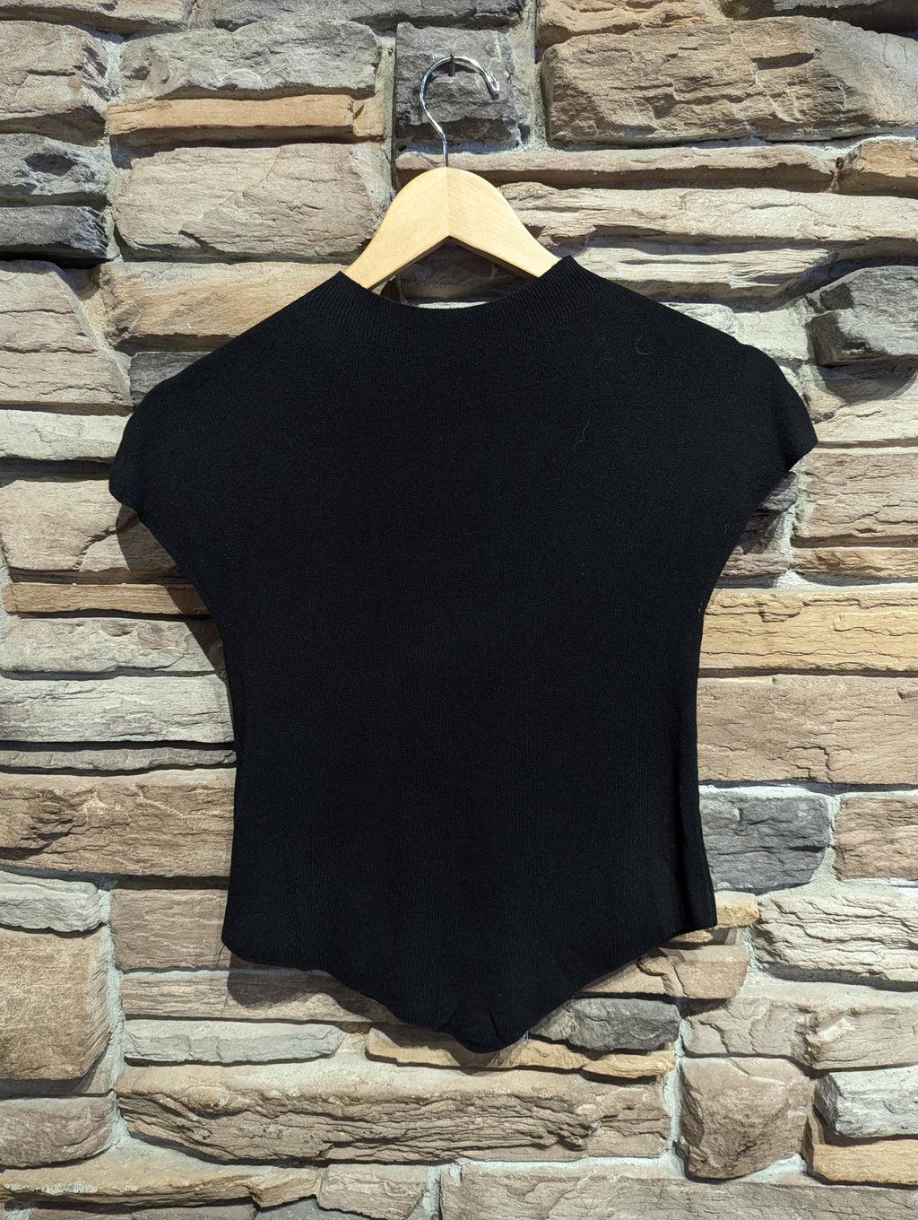 Soft Sculpt Mock neck Tee