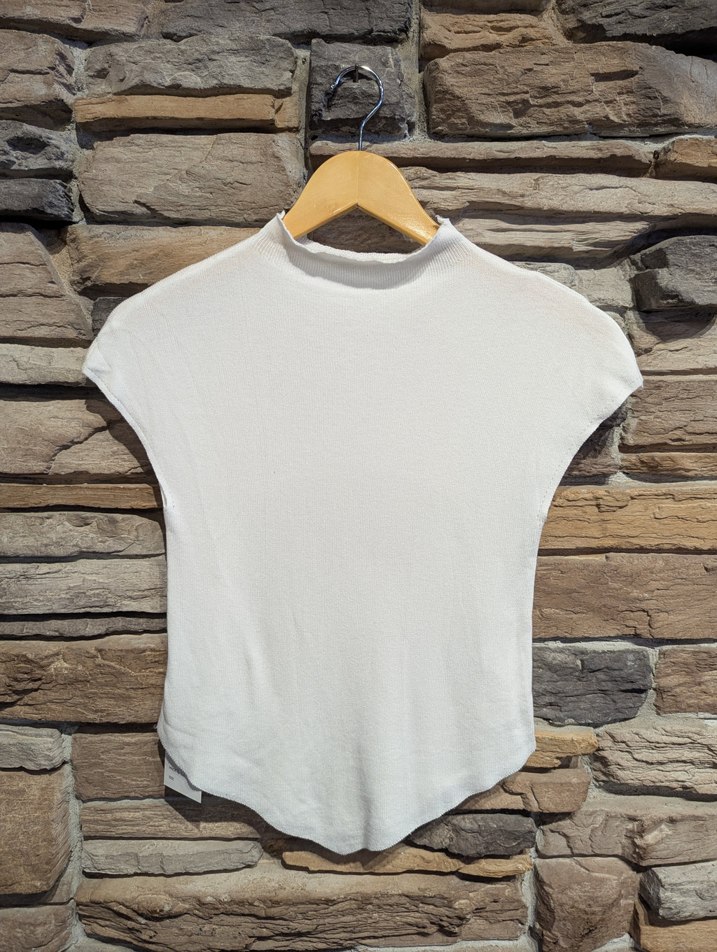 Soft Sculpt Mock neck Tee