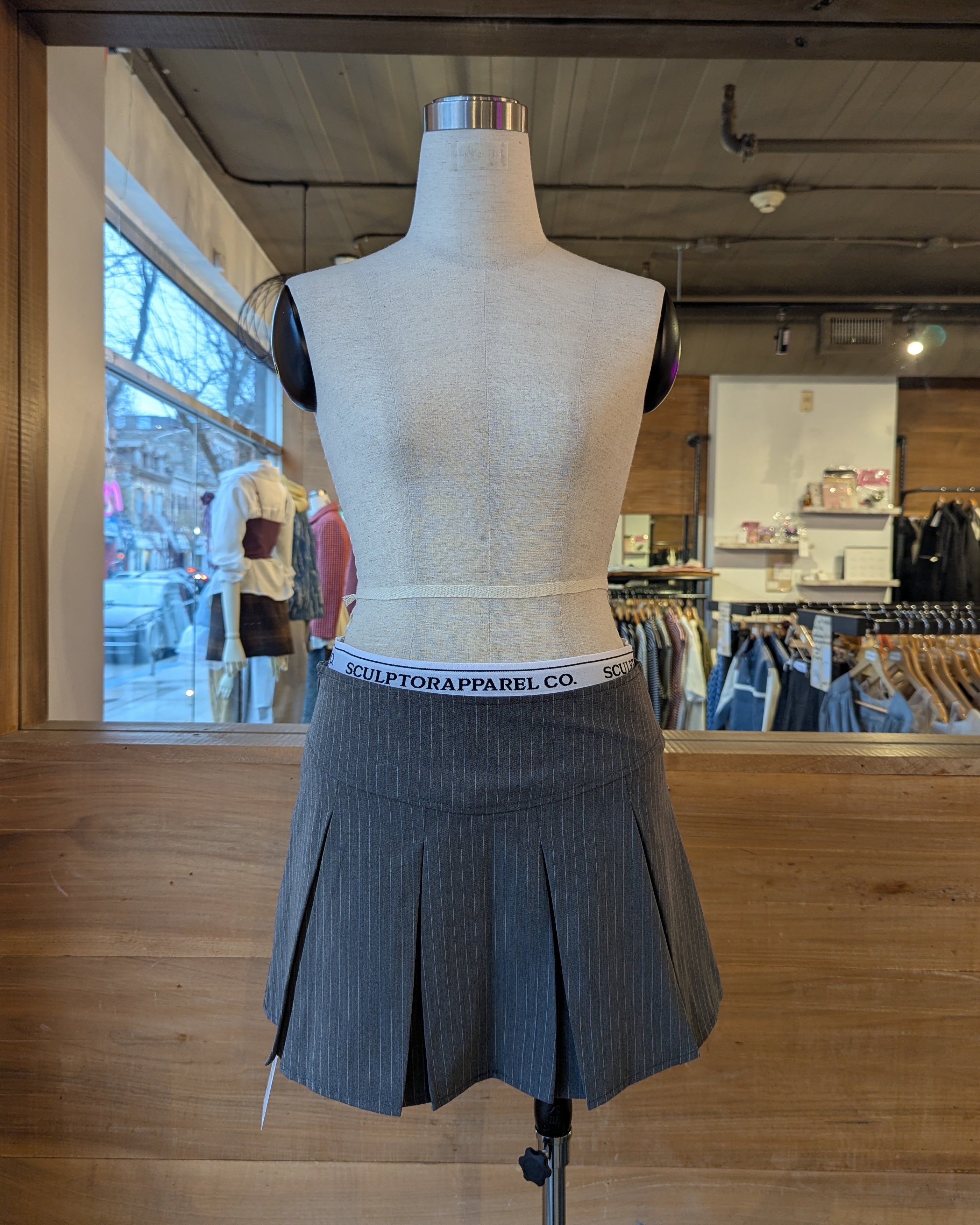 Pleated Core Boxer Skirt