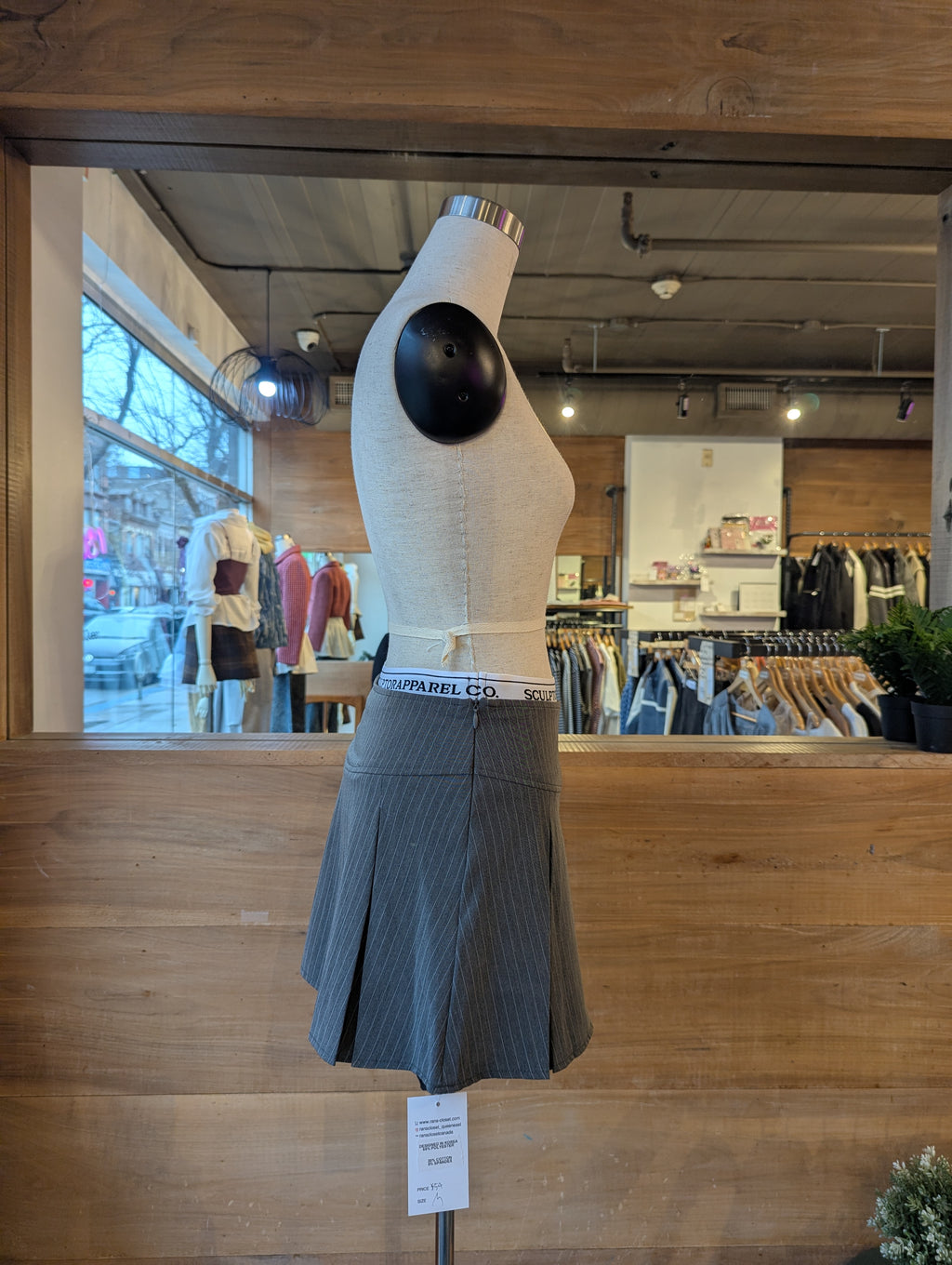 Pleated Core Boxer Skirt