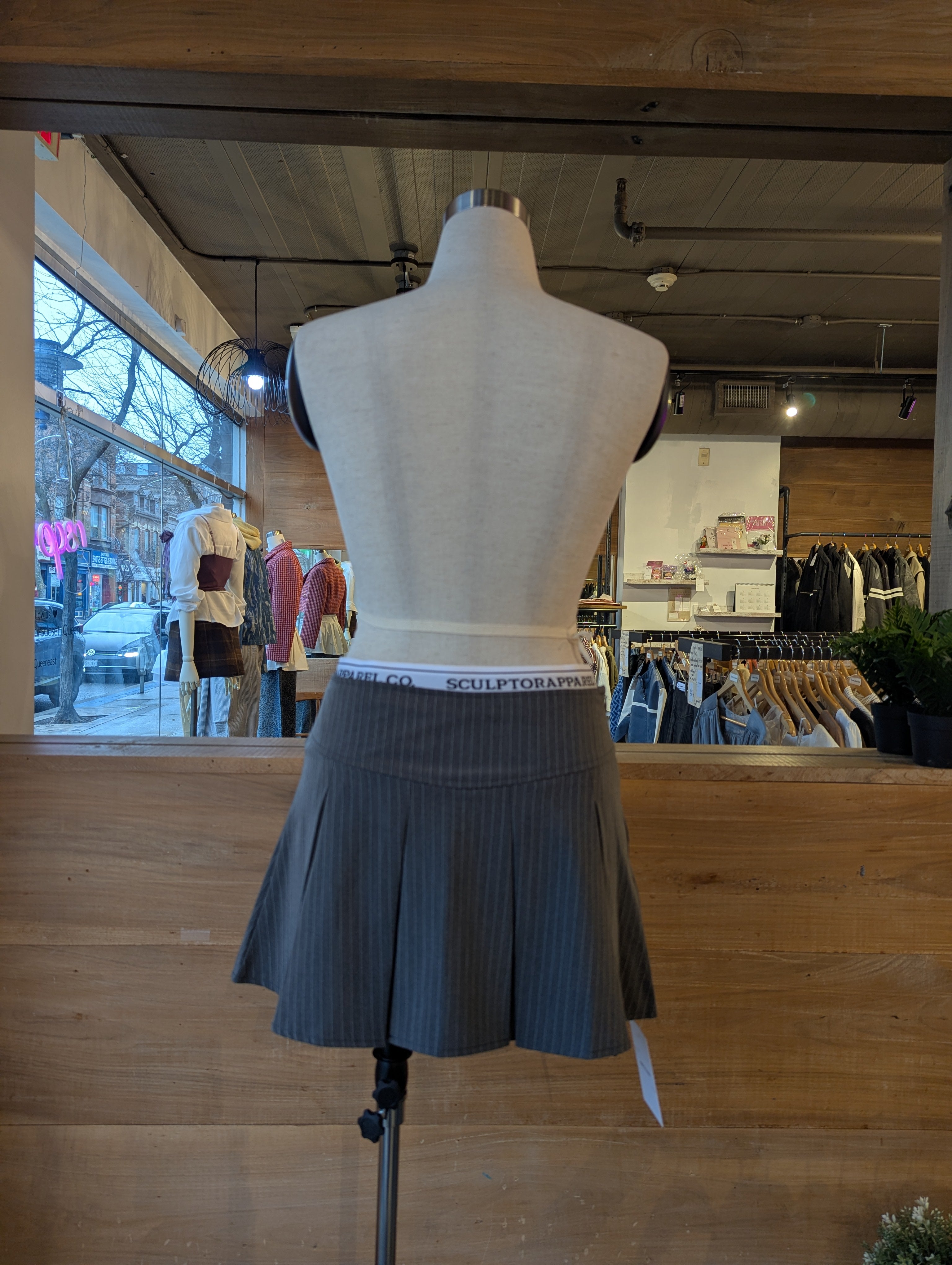 Pleated Core Boxer Skirt