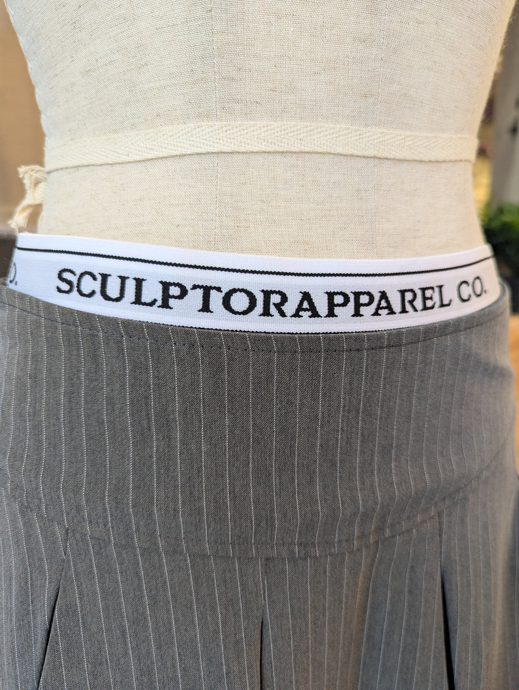 Pleated Core Boxer Skirt