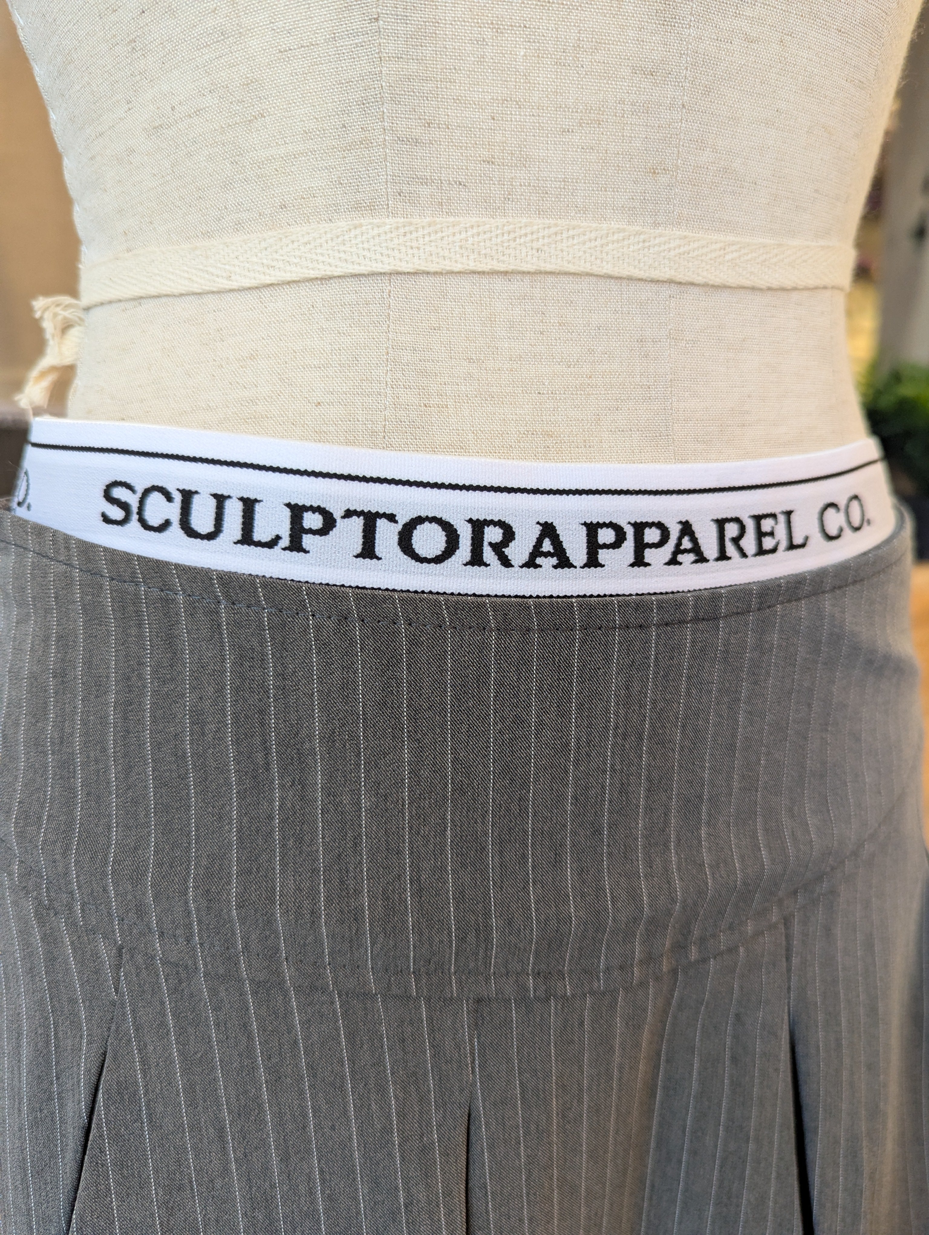 Pleated Core Boxer Skirt