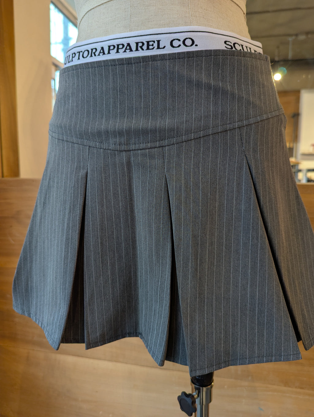 Pleated Core Boxer Skirt