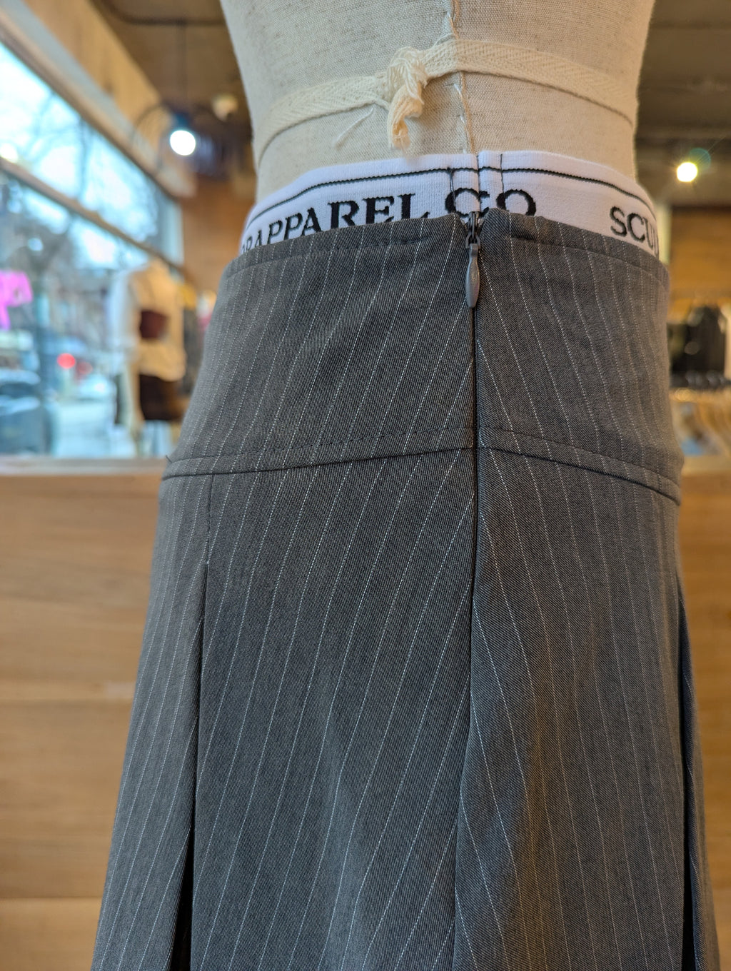 Pleated Core Boxer Skirt