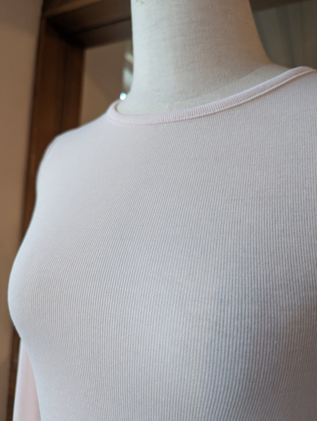 Sheer Soft Twist Lettuce Hem Top