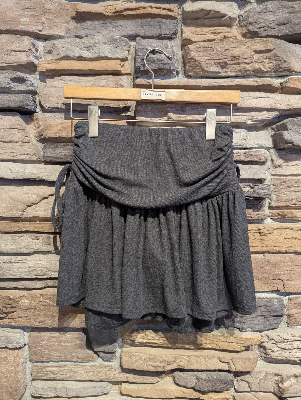 Ruched Jersey Motion Skirt