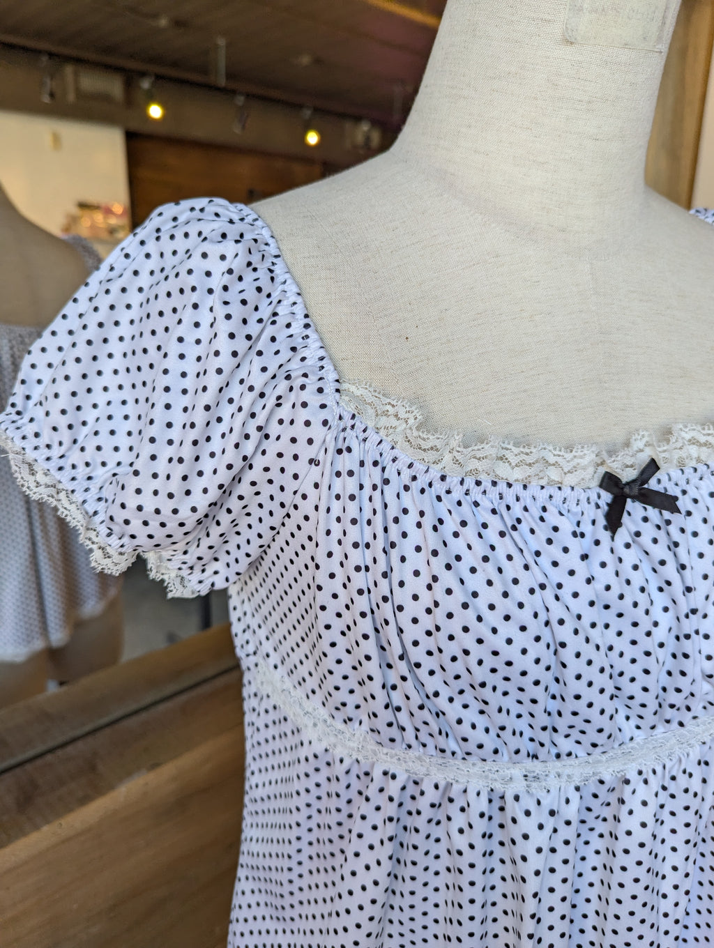 Polka Dot Lovergirl Babydoll Top