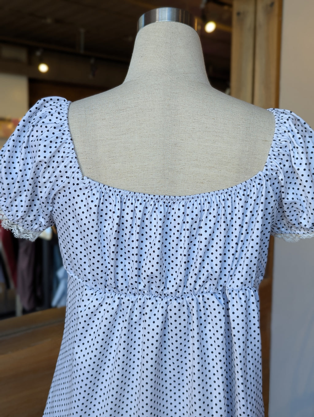 Polka Dot Lovergirl Babydoll Top