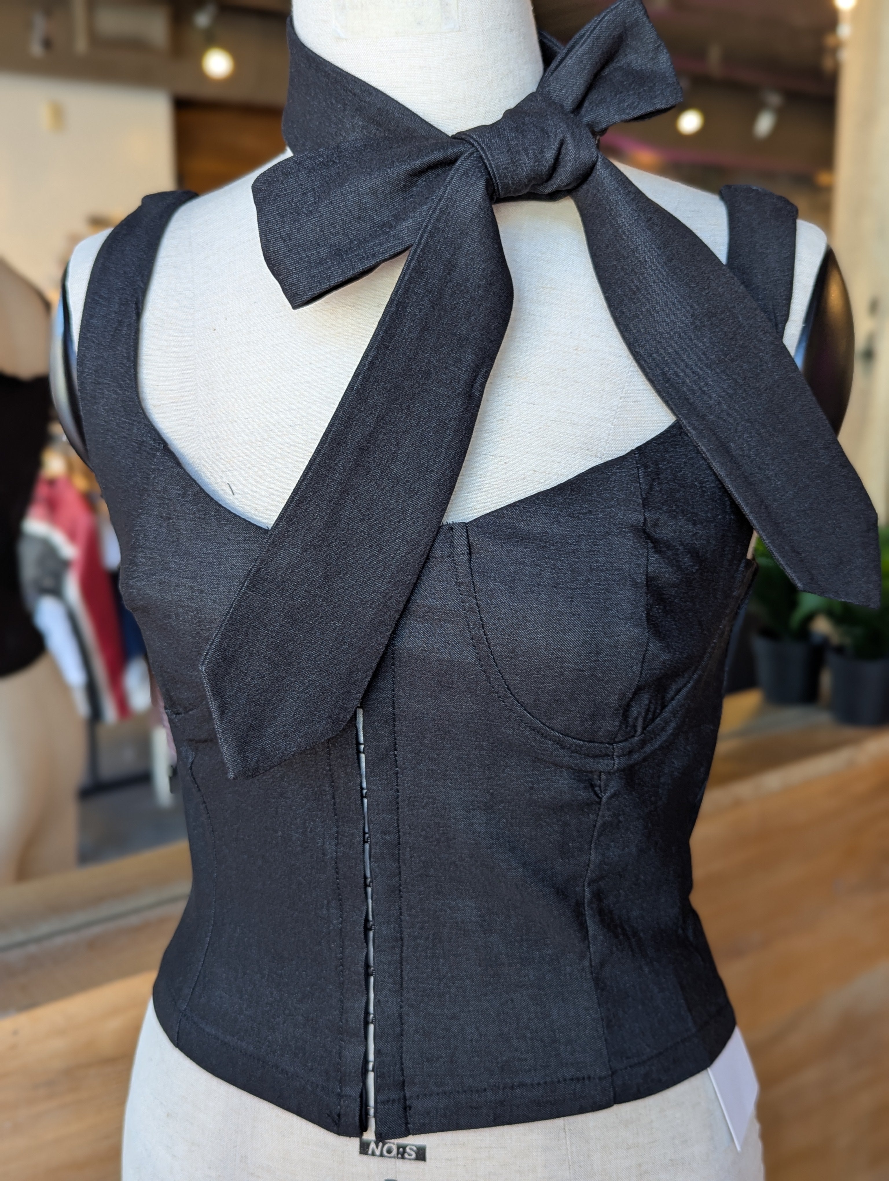 Hourglass Corset and Tie Set