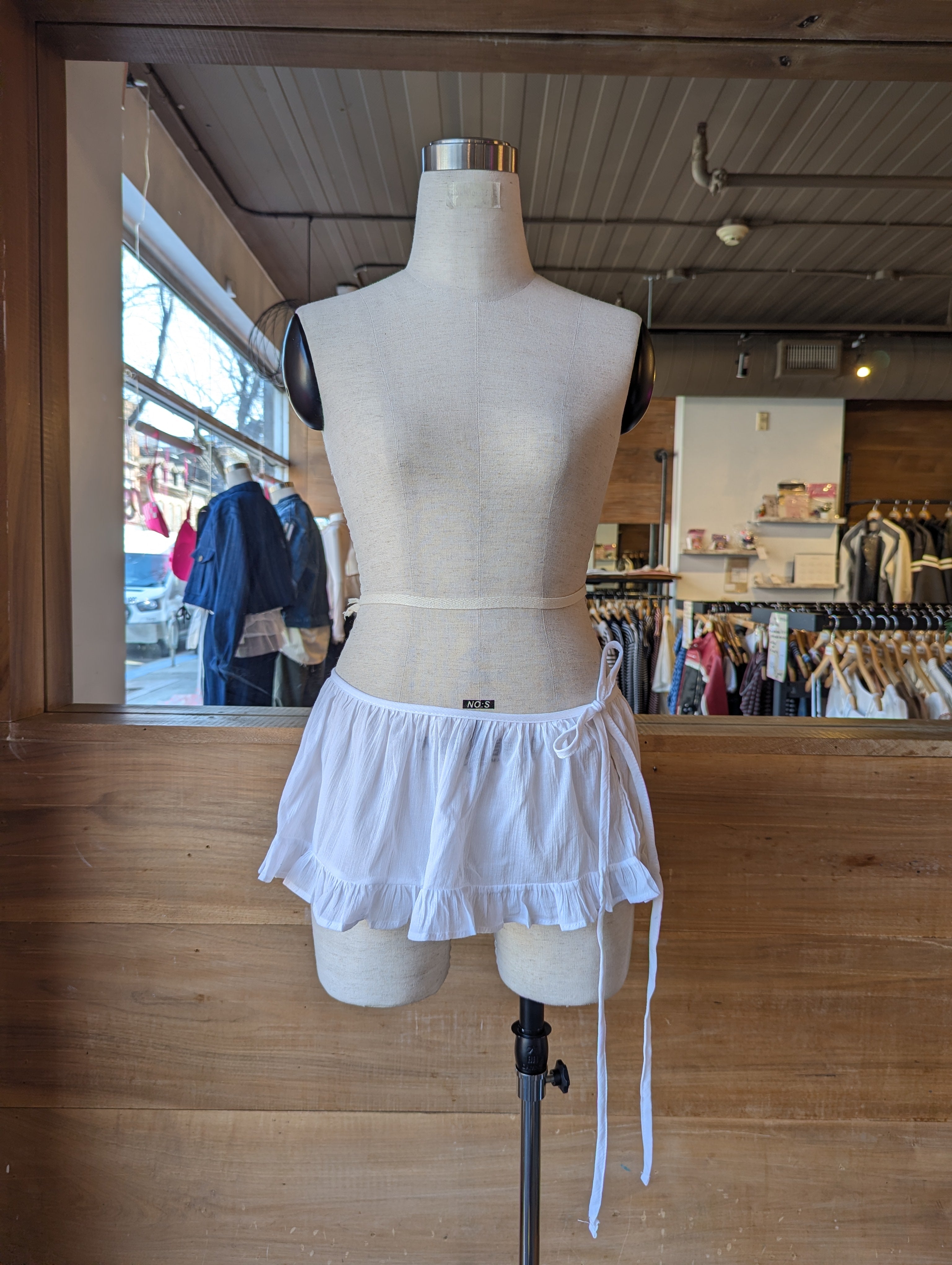 Ruffle Edit Wrap Skirt
